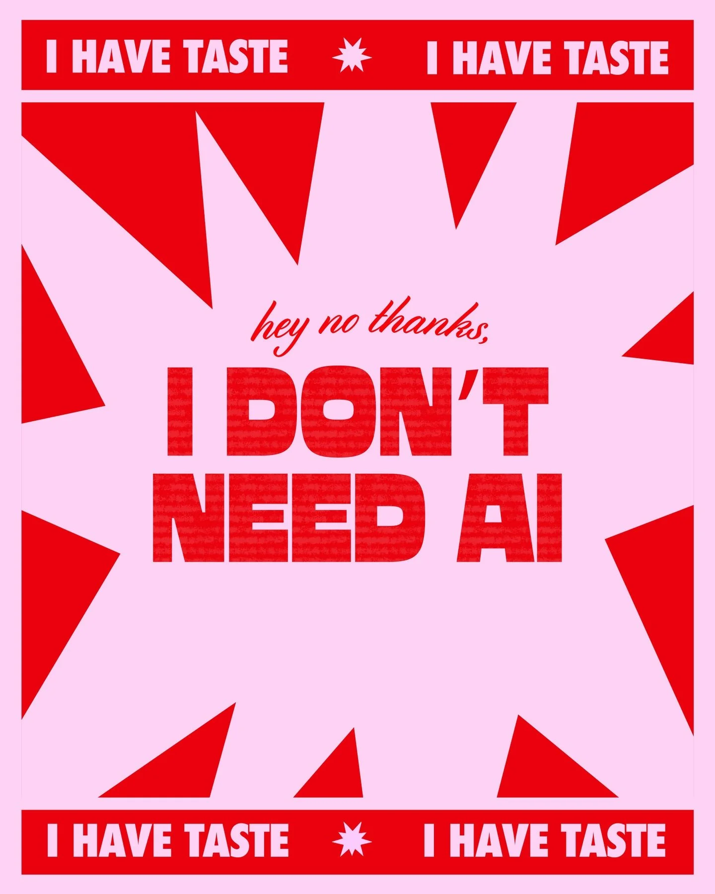 HEY NO THANKS 😅😅😅. I&rsquo;m feeling slightly burnt out from AI talk and truly don&rsquo;t want any part of it anymore. As a lifelong learner and believer that we must always adapt and avoid stagnation, I still stand firmly in the belief that ai i