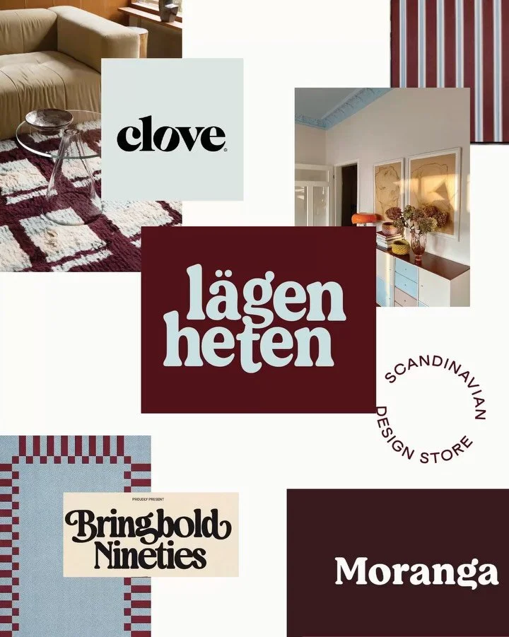 CLIENT SPOTLIGHT - L&Auml;GENHETEN. Scandi furniture store (and so much more!) nestled in Brooklyn. I loved working on this one! Caitlin had a vision for her rebrand and I instantly connected with it. We went with clean lines and a modern aesthetic f
