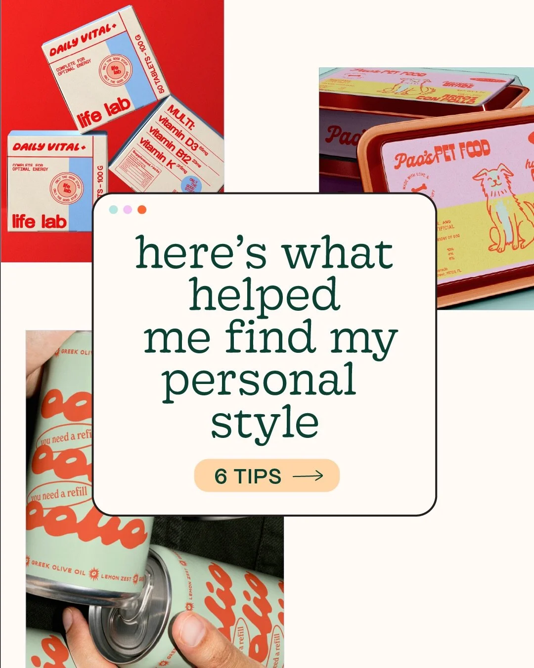HOW TO FIND YOUR PERSONAL STYLE - 6 tips from me. Whether it&rsquo;s your design style, brand style, or whatever else - here are a few tips that have helped me along the way!

I love that clients come to me for branding and packaging design because t