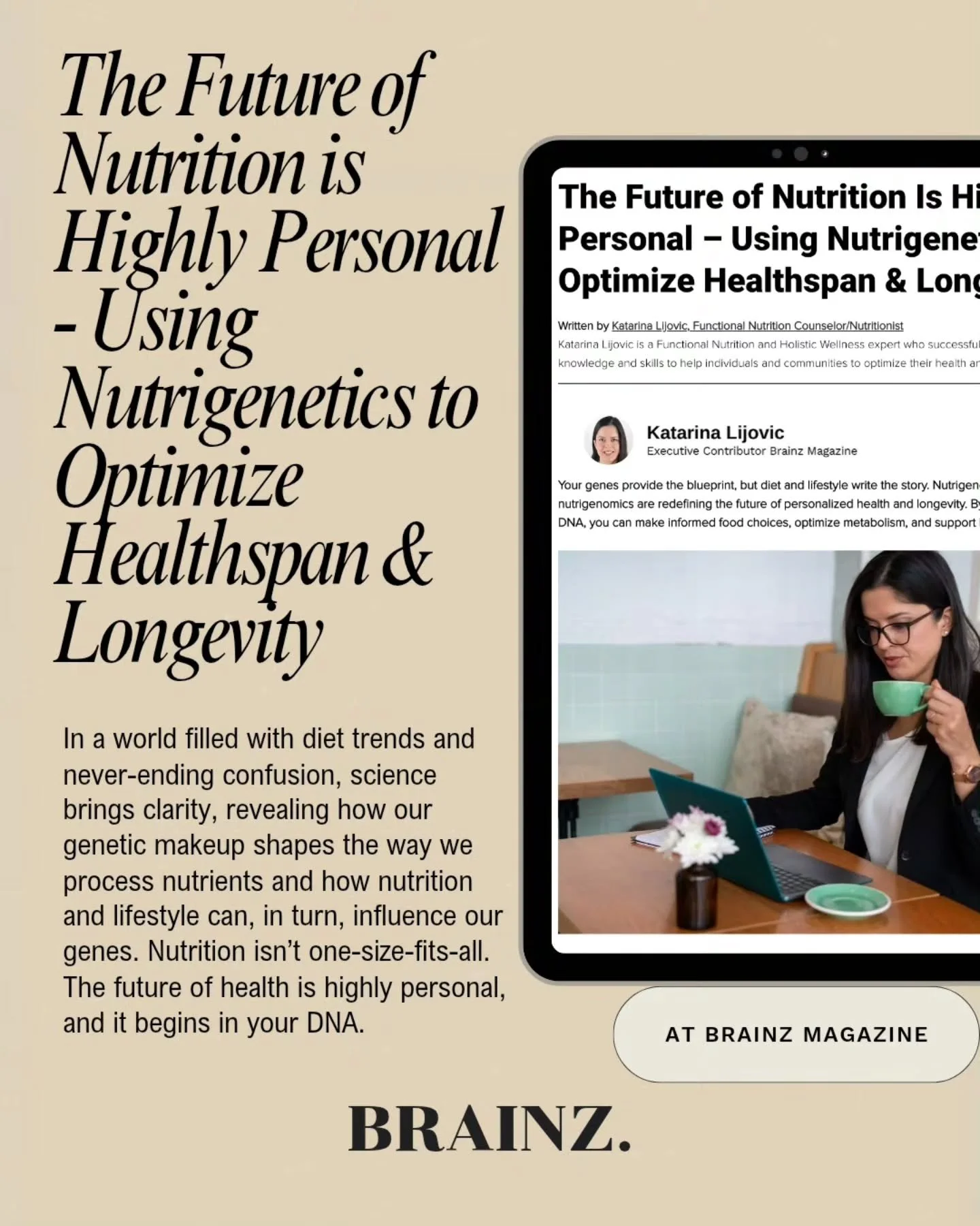 Eat for your genes, not for the trends😉

🧬Nutrigenetics slowly but surely transforms the future of nutrition.

Learn more in the article below how understanding your genes changes everything about health and how you should eat 👇

https://www.brain