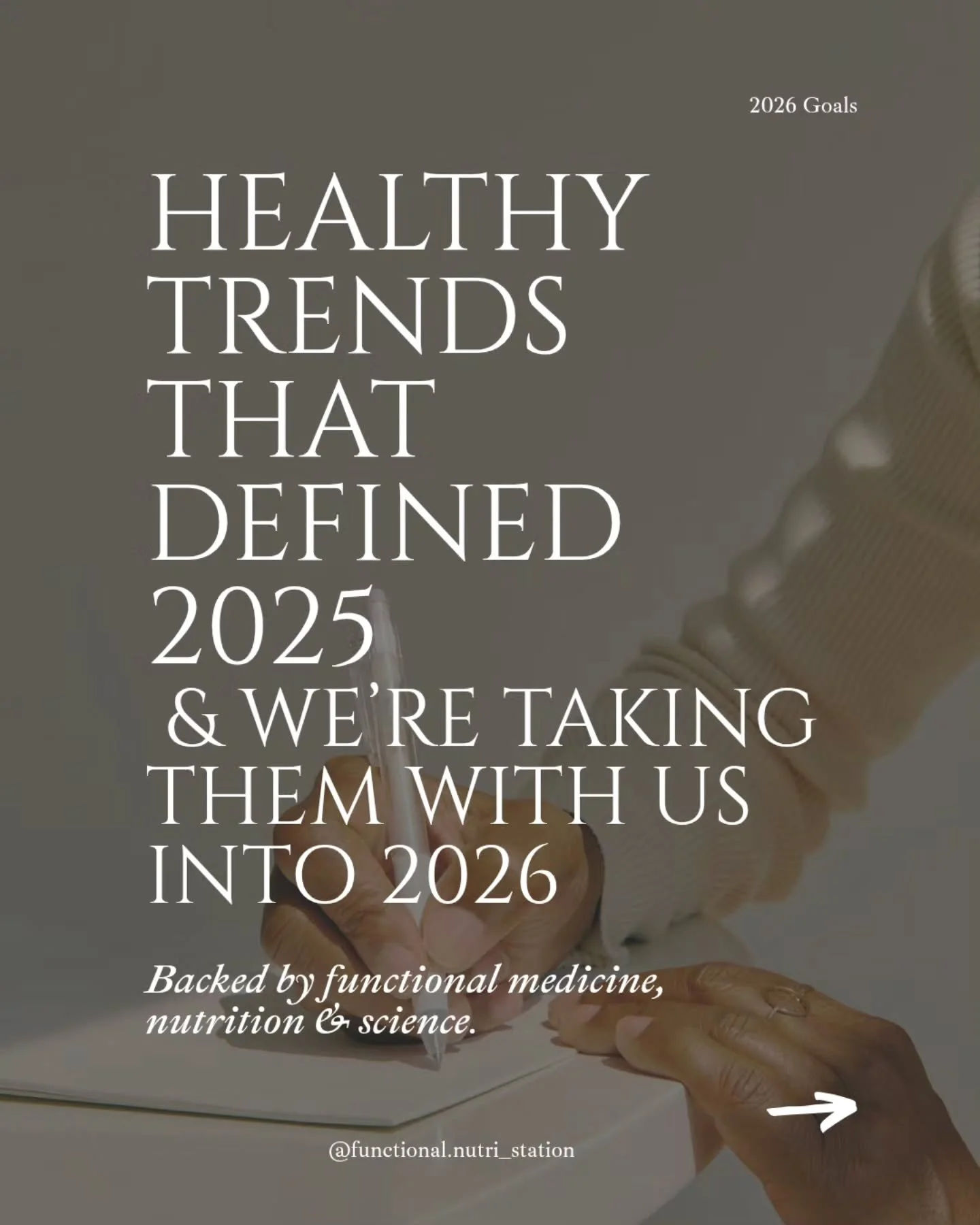 2025 taught us something powerful ✌️

Health isn&rsquo;t about extremes, trends, or quick fixes.
It&rsquo;s about consistency, awareness, and supporting the body the way it was designed to function💪

From gut health and blood sugar balance, to muscl