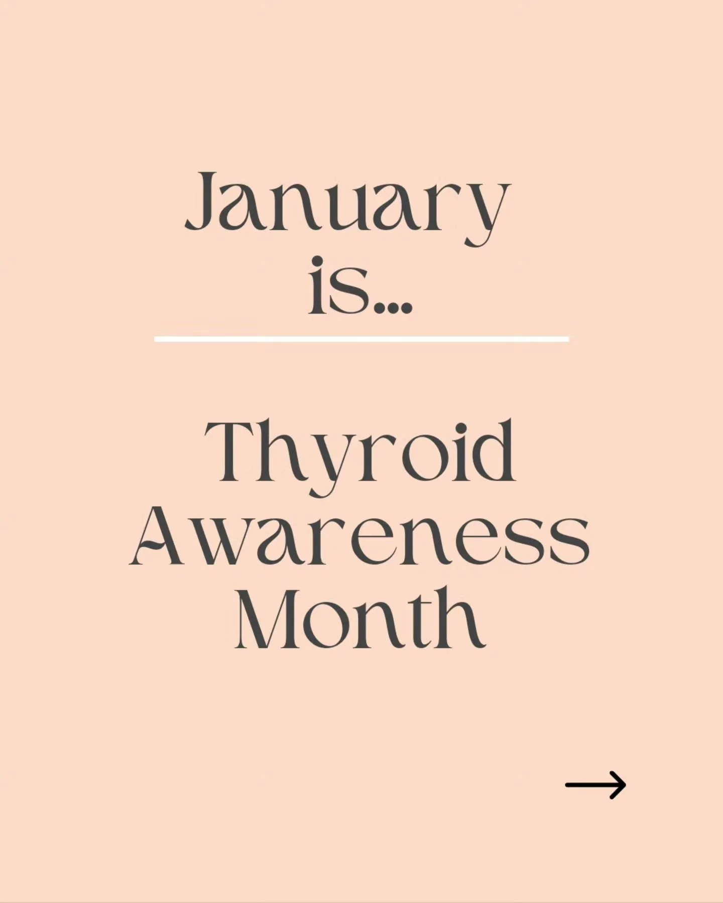 🦋Thyroid awareness month🦋

More and more women worldwide are suffering from thyroid issues.

Your thyroid impacts energy, mood, metabolism, digestion, and hormones = and when it&rsquo;s out of balance, your whole body feels it.

🥴Wrong diagnosis, 