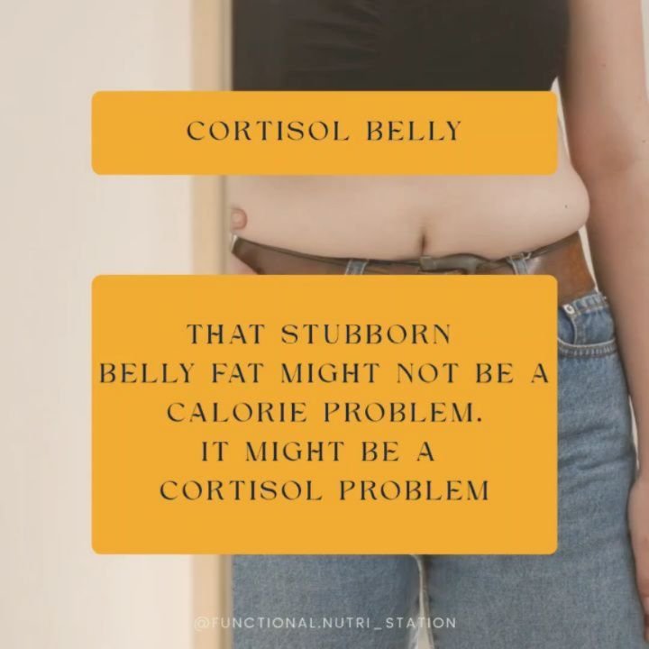 Exercising and eating right but belly fat won't go away?😣

High cortisol (stress hormone) levels signals your body to store fat, especially around belly area.

Why?

Coz you are in survival mode, it's time to survive, fight the stressor and conserve