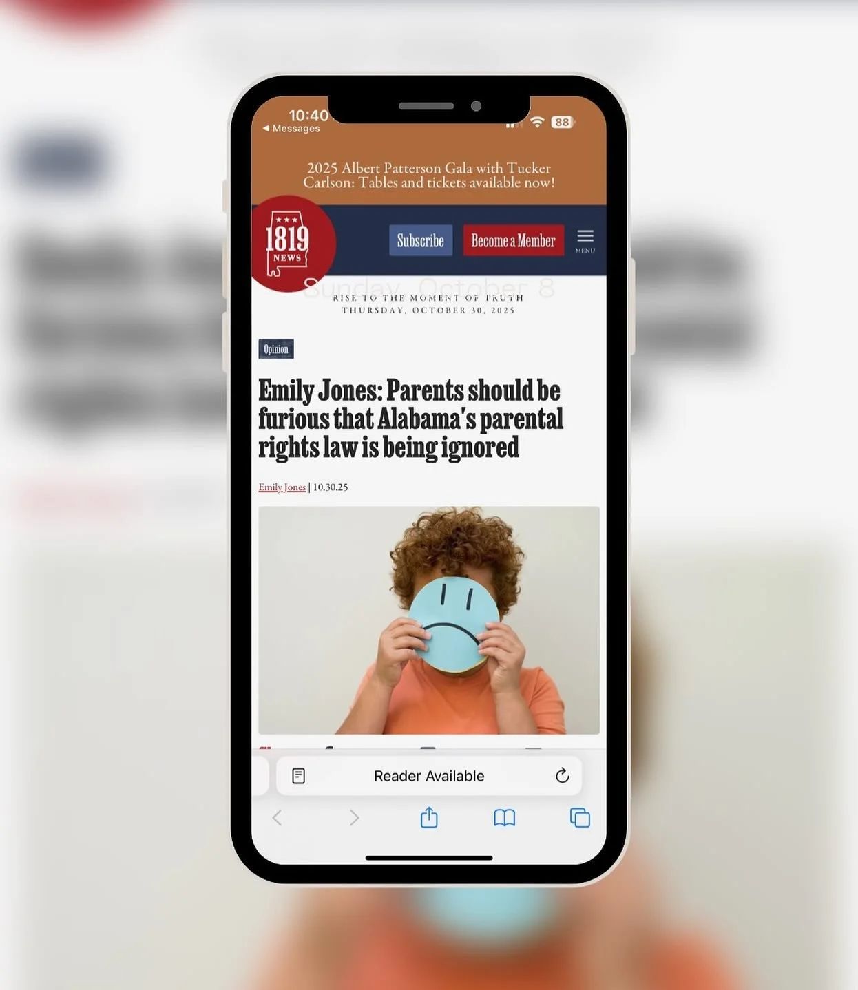 🚨 Alabama parents should be furious. As Emily Jones warns in her latest 1819 News op-ed, schools are quietly ignoring the state&rsquo;s new parental rights law&mdash;using loopholes to bypass the consent parents are guaranteed. She&rsquo;s calling o
