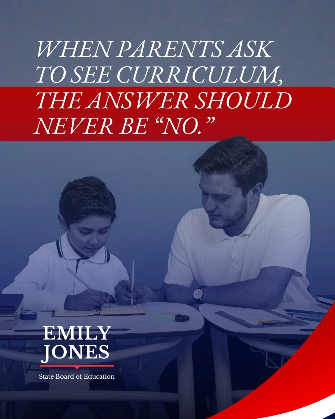 Schools should be focused on strong academics. But when curriculum includes health, social-emotional learning, counseling, or &ldquo;family life&rdquo; instruction, parents must be able to review those materials.

Some families have asked to see port