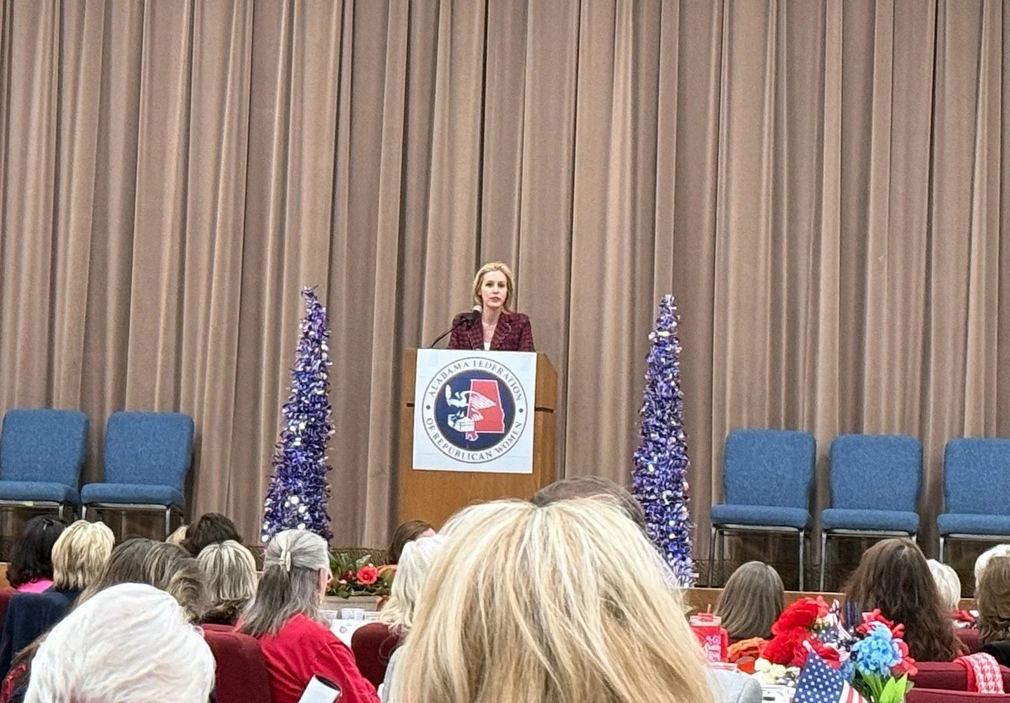 Photos from the Alabama Federation of Republican Women Legislative Day in Montgomery.

Attendees heard from legislators, visited committee hearings, and walked the halls of the State House throughout a full day of policy discussions and connection. D