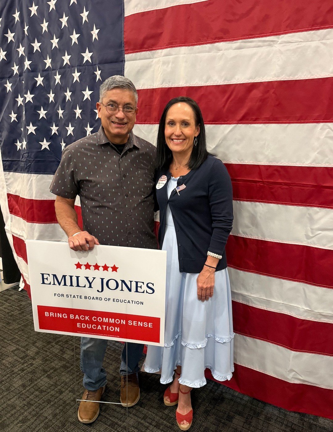 Emily Jones was at last night&rsquo;s Lt. Governor forum hosted by several of the local Republican groups. Great turnout and even better conversations with voters across Limestone and Madison County who genuinely care about strengthening our schools.