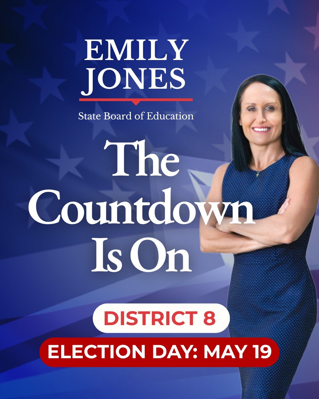 The countdown has begun. On May 19, District 8 voters will help decide the future of Alabama education.

This election matters for parents, teachers, students, and every family who wants stronger schools, greater transparency, and leadership that lis