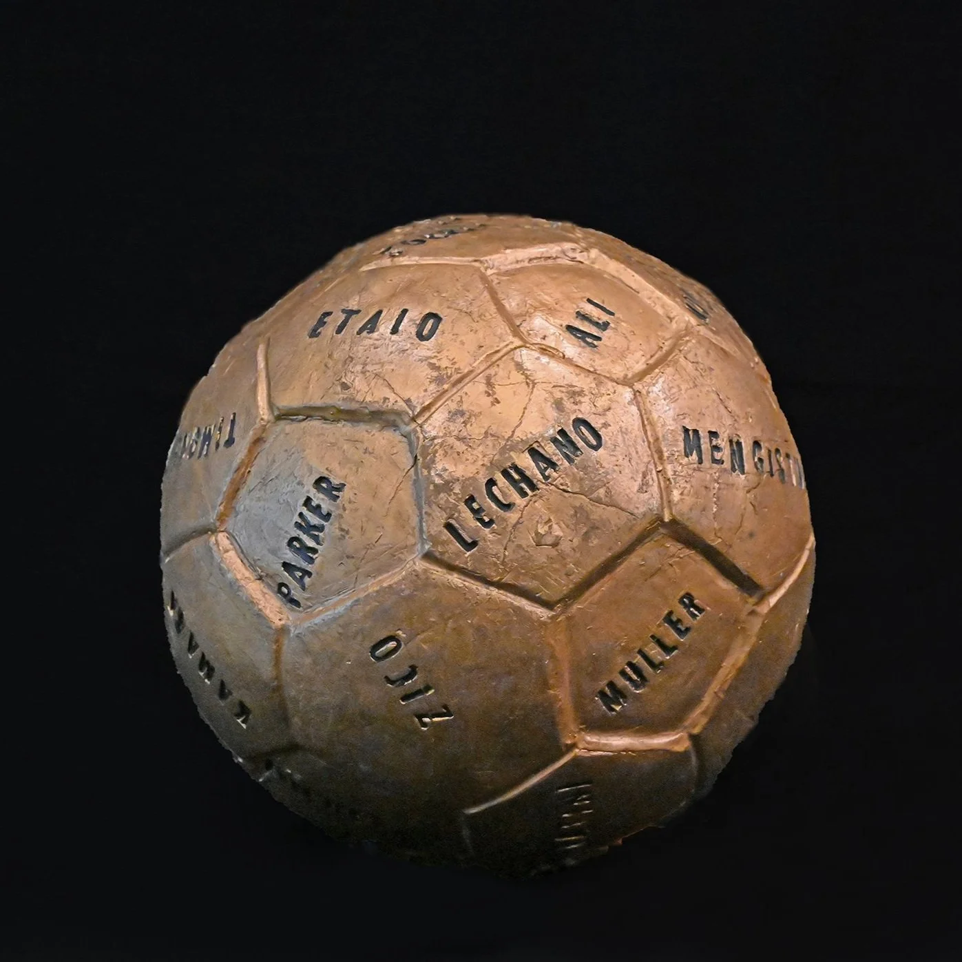 Soccer ball (bronze)