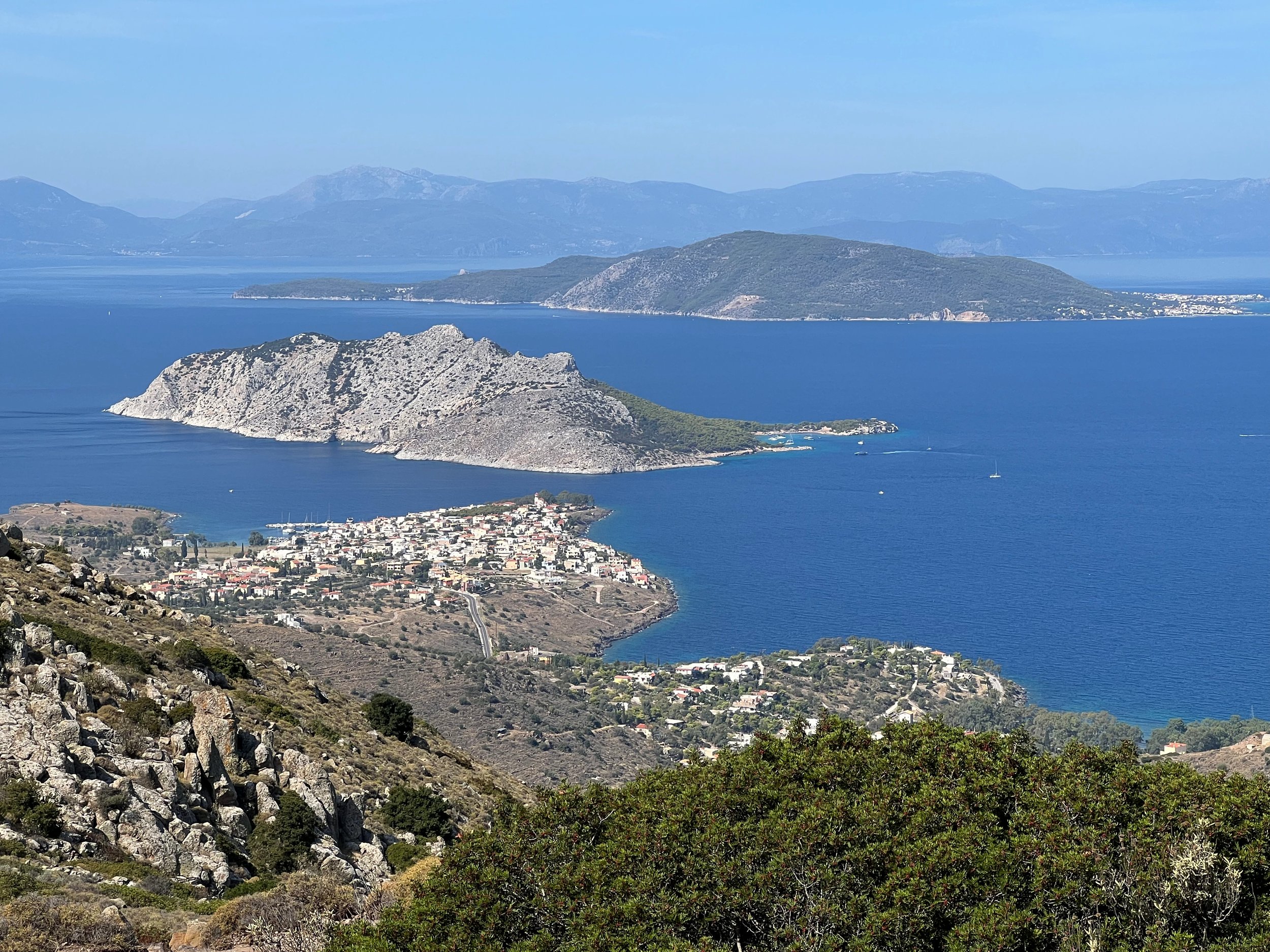 11 · Where the Land Meets Blue
A pale rocky headland reaches into blue water beyond the hillside town.
2023 · Greece
iPhone 13 Pro Max · 9.0 mm · f/2.8 · 1/911 s · ISO 32