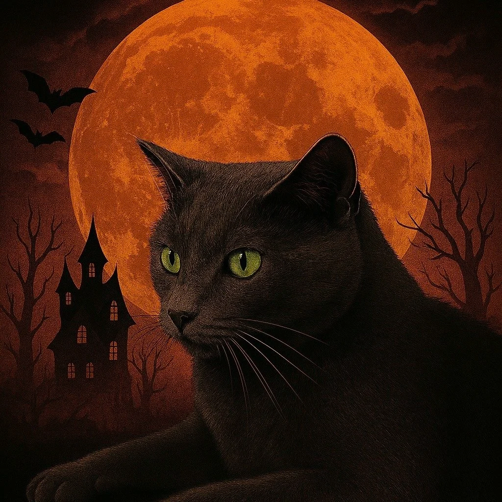 👻🎃 Meow-loween greetings from Clermont&rsquo;s resident farm cat, Miss Cleo!

I&rsquo;ve been keeping a close eye on the fields tonight&hellip; lots of strange sounds, fluttering bats, and maybe even a ghostly moo or two. 🐄💨 But don&rsquo;t worry