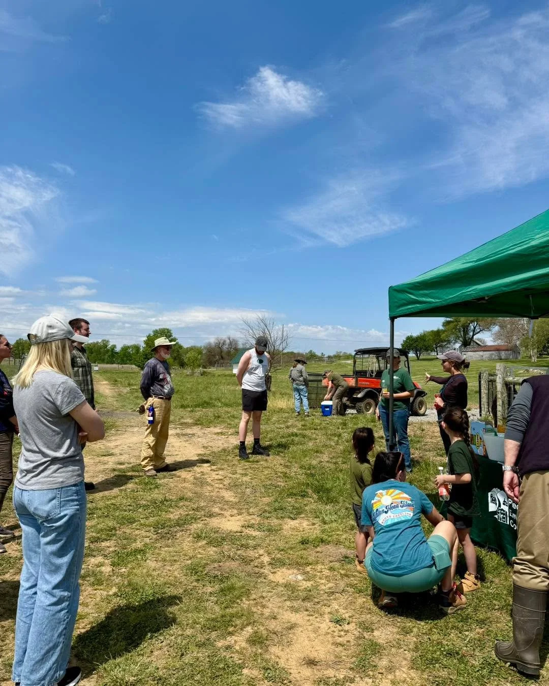 Our afternoon crew with Piedmont Environmental Council is officially on the ground and already getting to work in the riparian buffer.

New group, same mission&mdash;showing up for the land and making a real impact right here at Clermont 💚

Seeing t