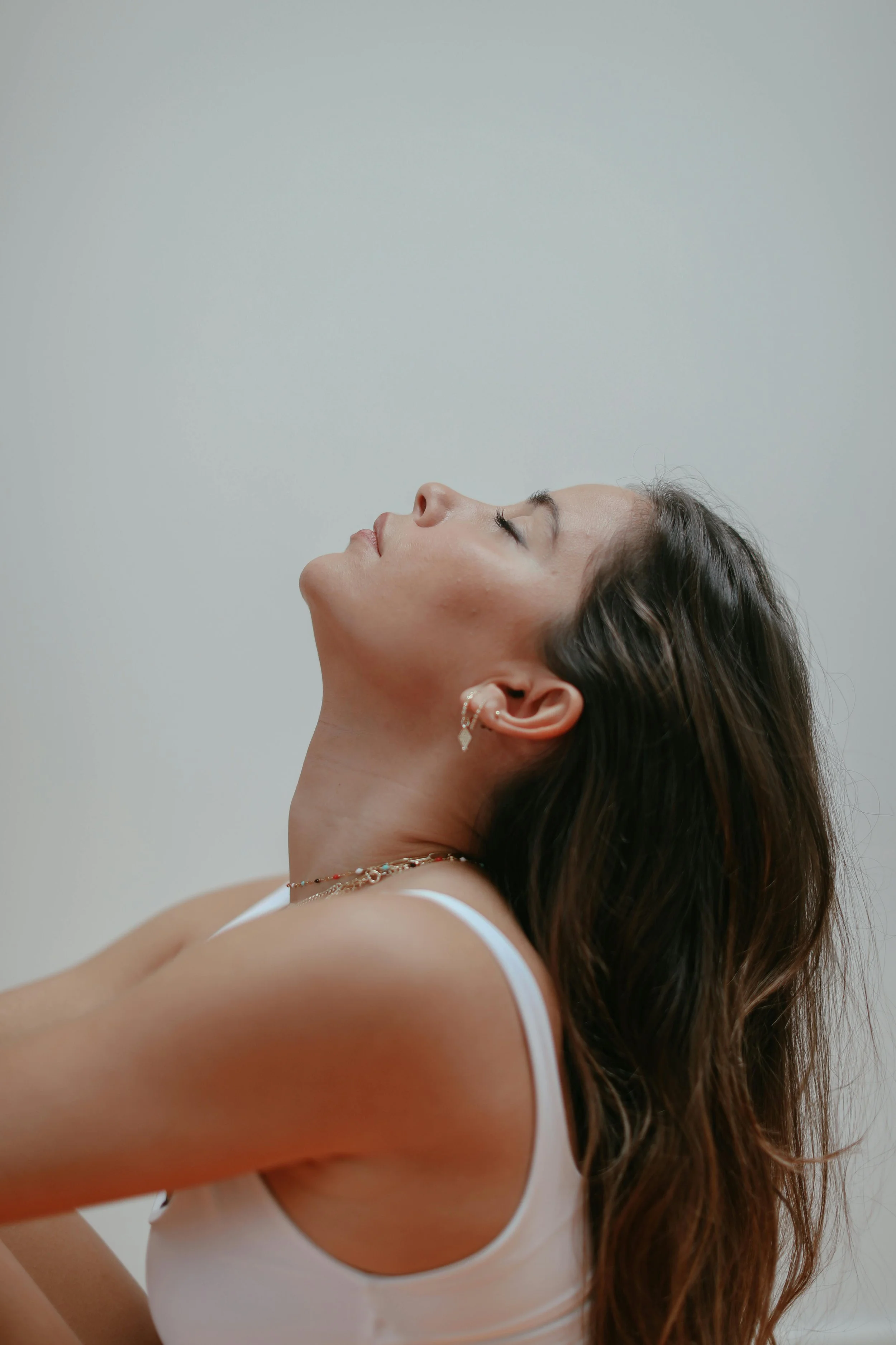 Deep plane facelift patient in Beverly Hills showing natural, elegant facial rejuvenation by Dr. Elie Ramly