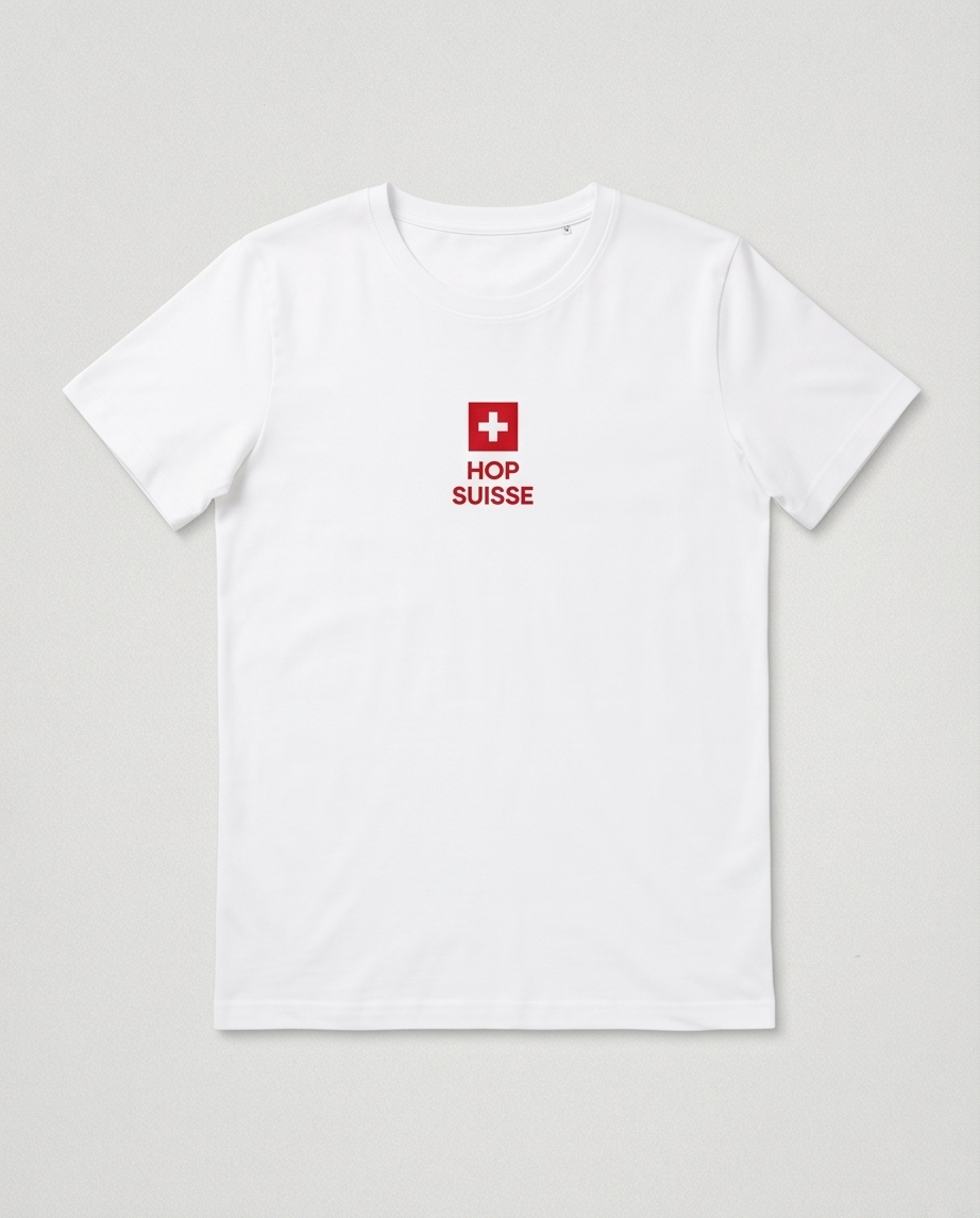 HOP SUISSE Embroidered T-Shirt