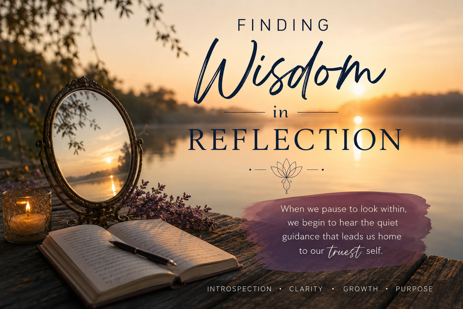 Finding Wisdom in Reflection…Questions to Ask Yourself 