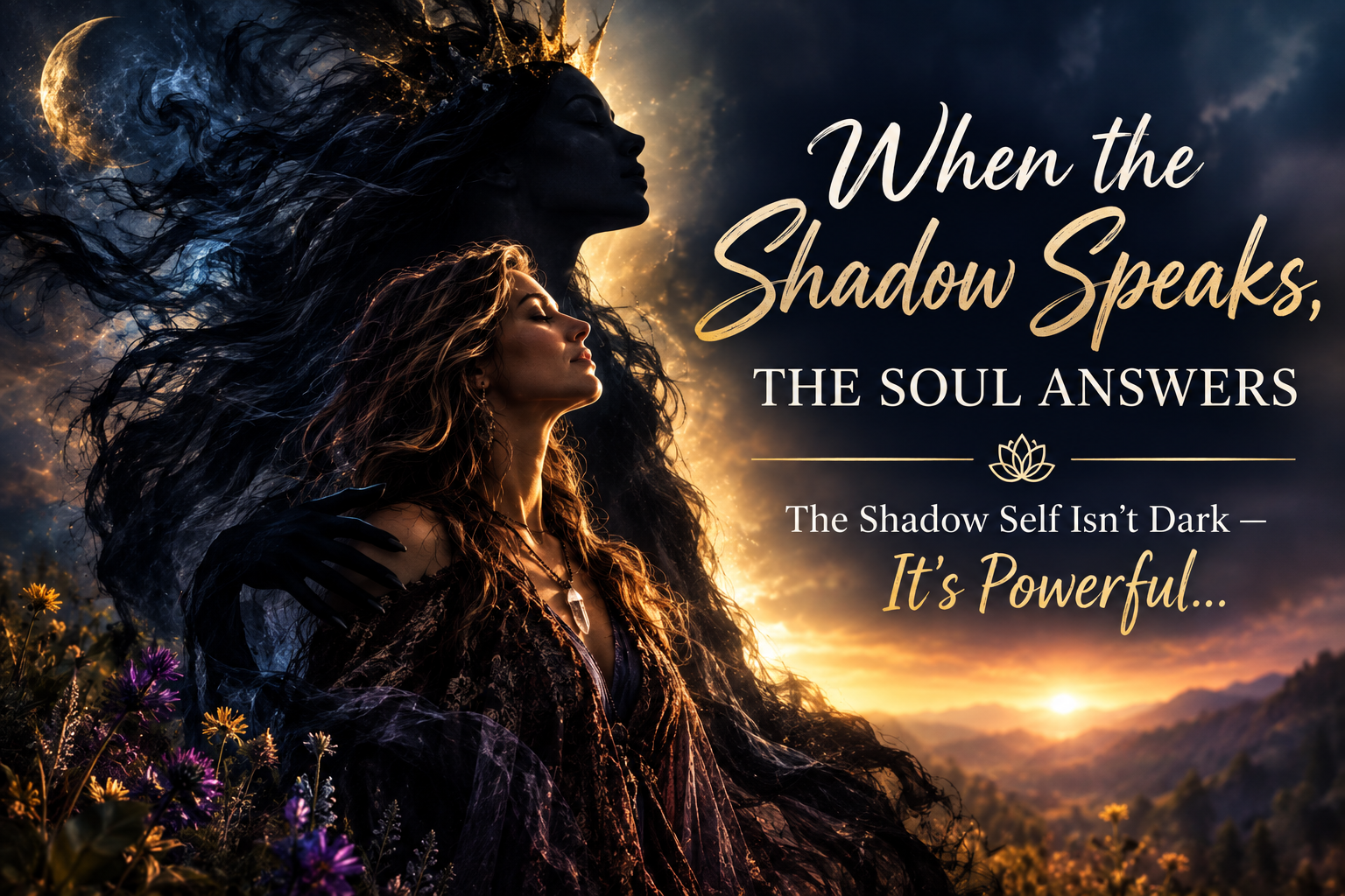 When the Shadow Speaks, the Soul Answers …The Shadow Self Isn’t Dark — It’s Powerful…