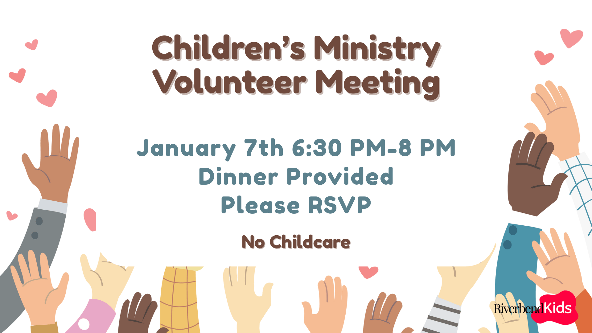 Children's Ministry Volunteer Meeting 