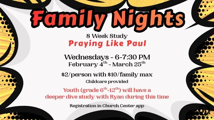 Family Nights - Praying Like Paul