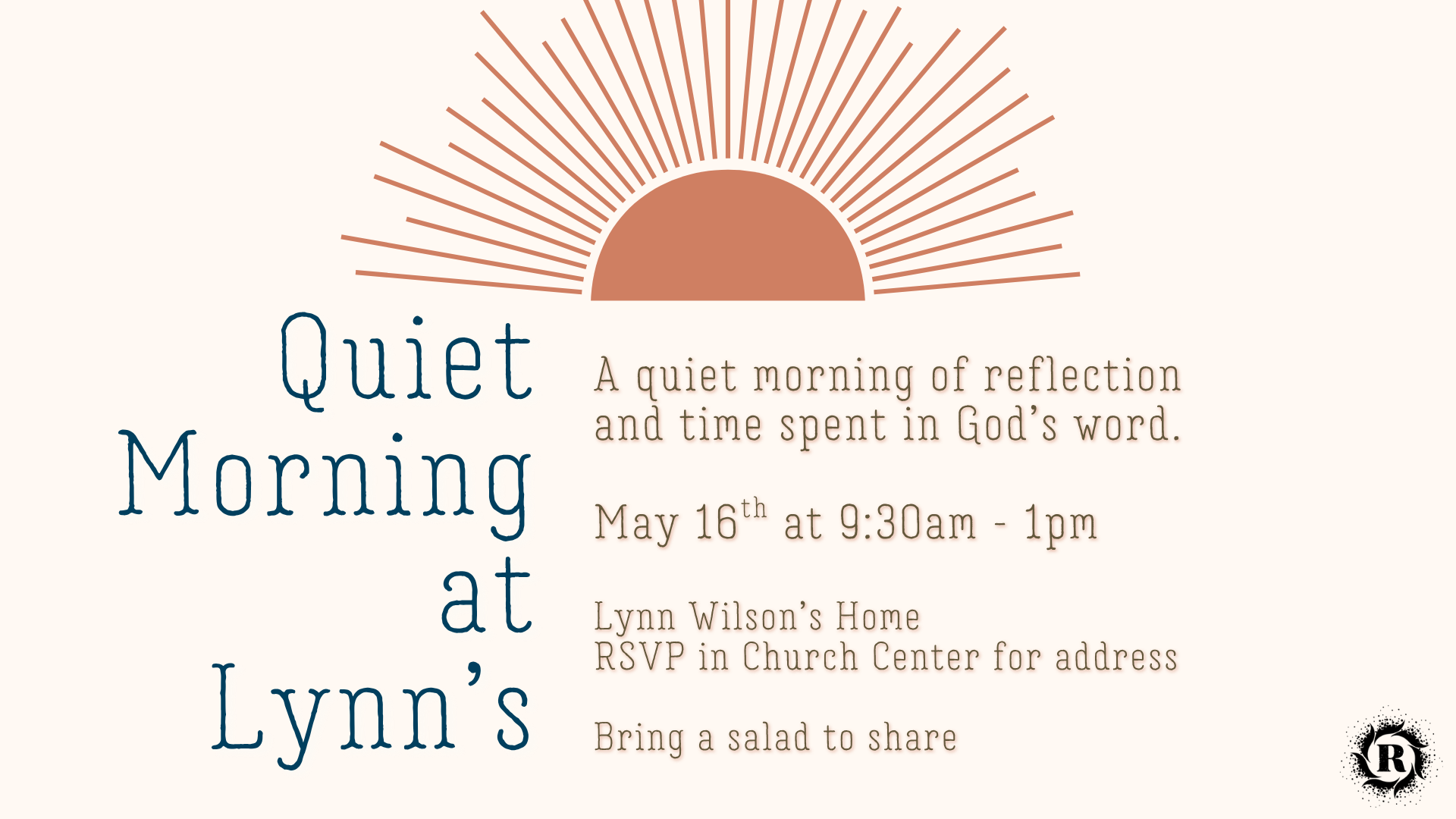 Quiet Morning at Lynn's