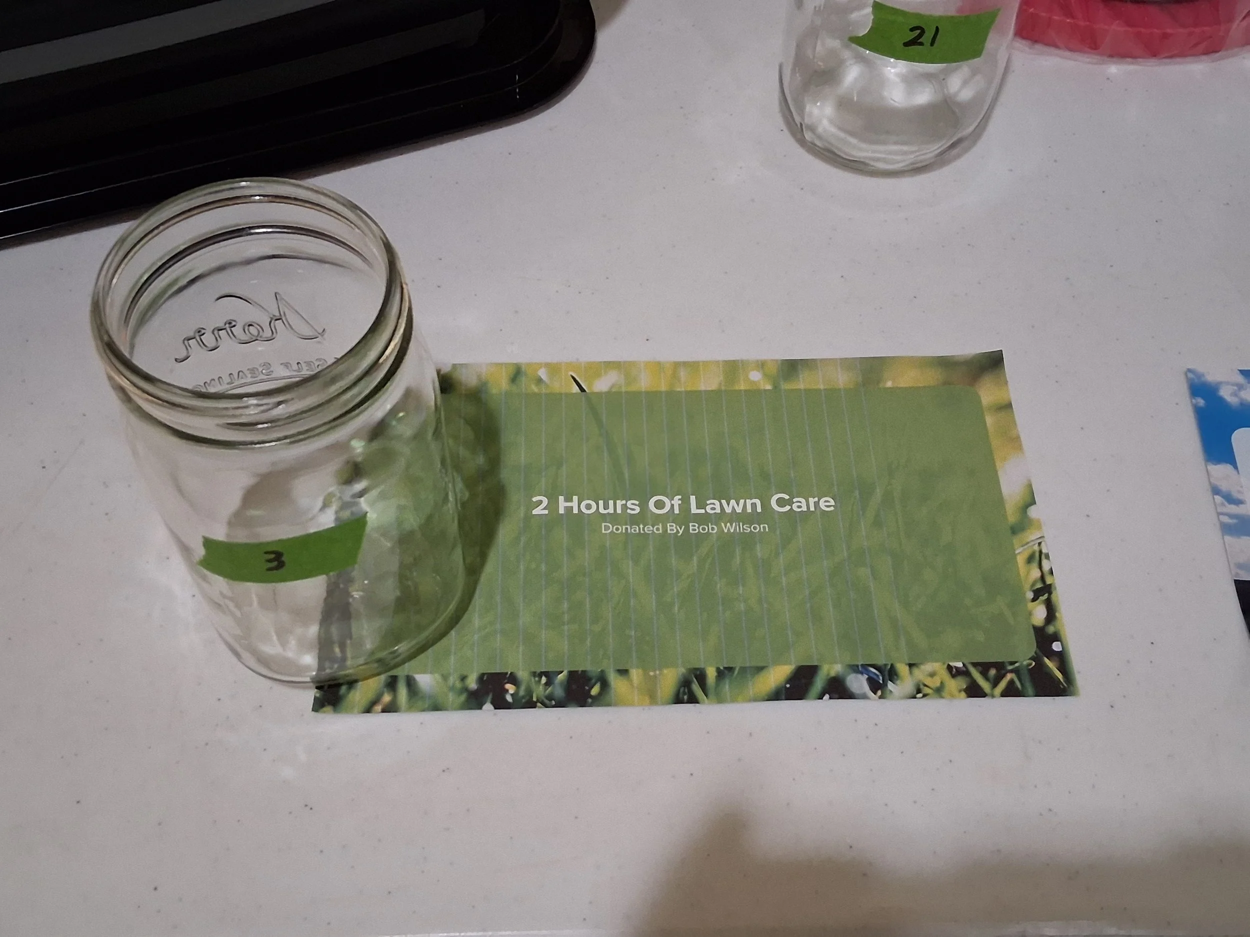 2 Hours Of Lawn Care - Donated By Bob Wilson