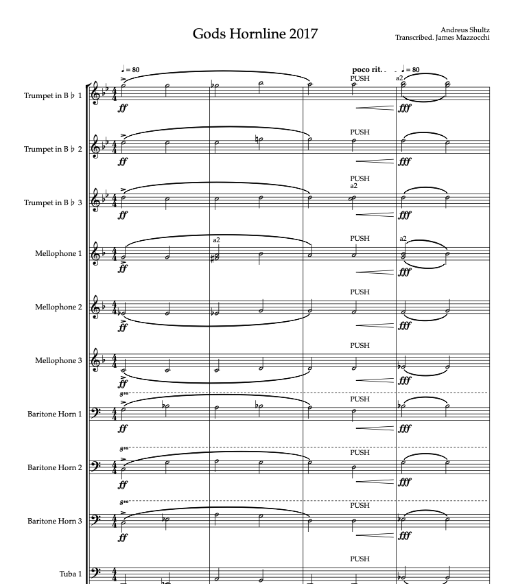Gods Hornline 2017