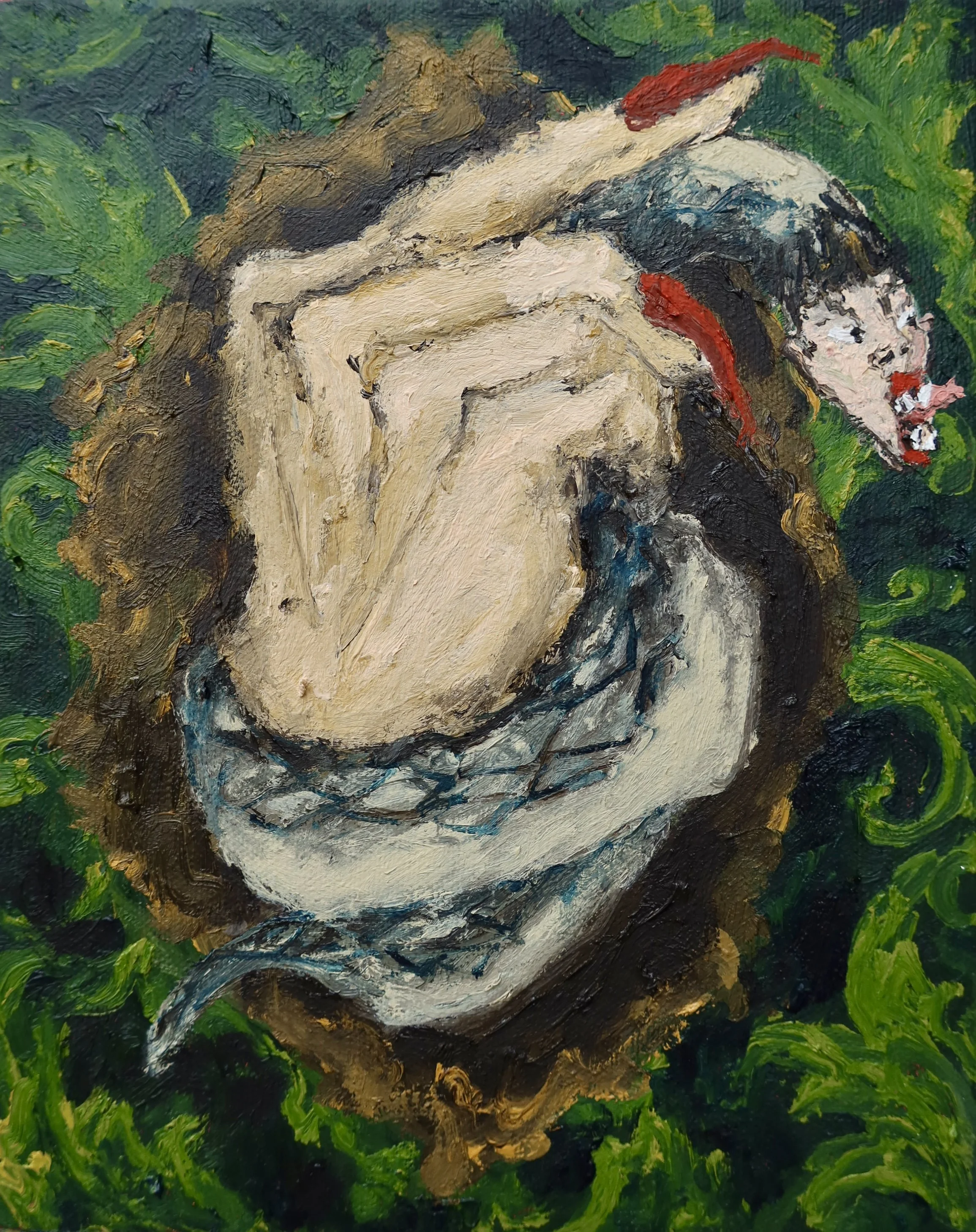 RIGHT HAND, 2025, 
Oil on canvas, 
20cm x 25cm