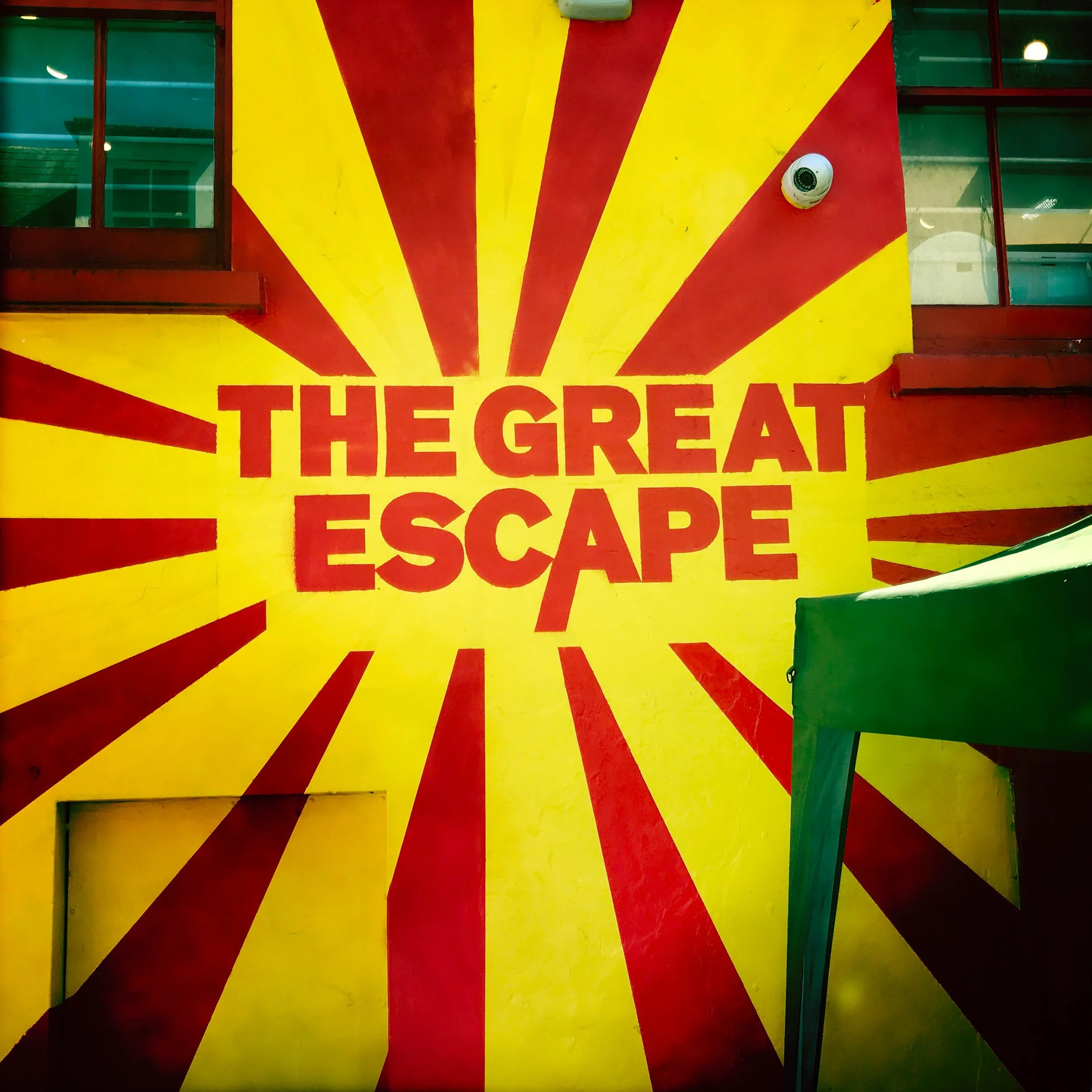 Street art in Brighton. The Great Escape.