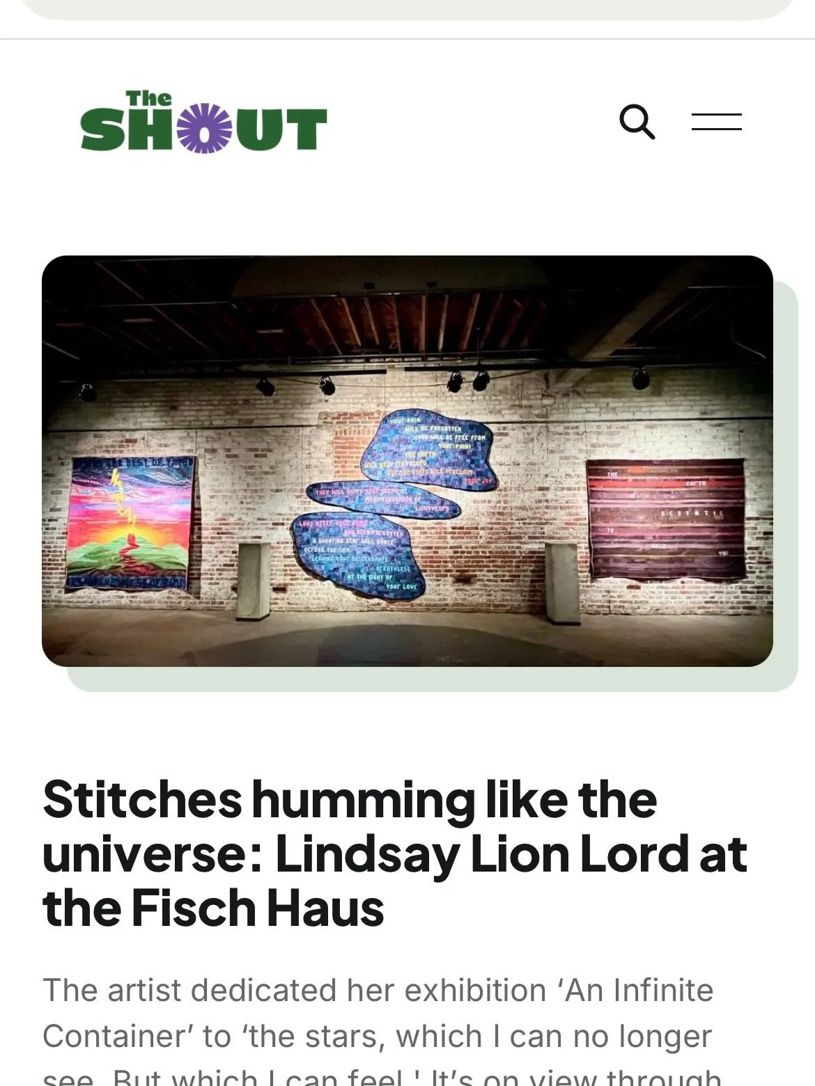 So much thanks to Teri Mott and @shoutwichita for this wonderful review of my show &ldquo;An Infinite Container&rdquo;. You can read it at shoutwichita.com. If you haven&rsquo;t had a chance to check out the show yet, please join us for @knobict Knob