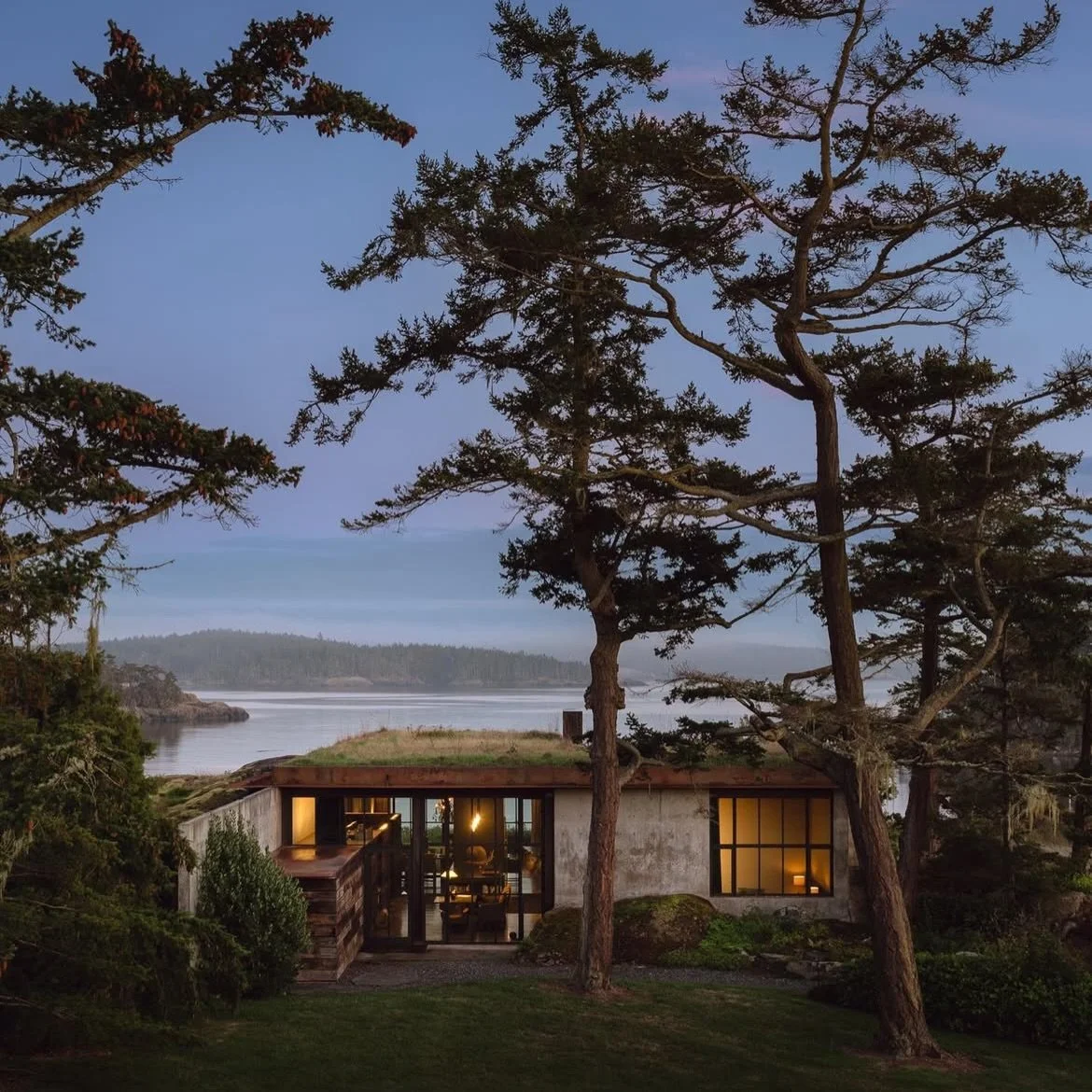 Build into the environment. San Juan Islands.  @olsonkundig