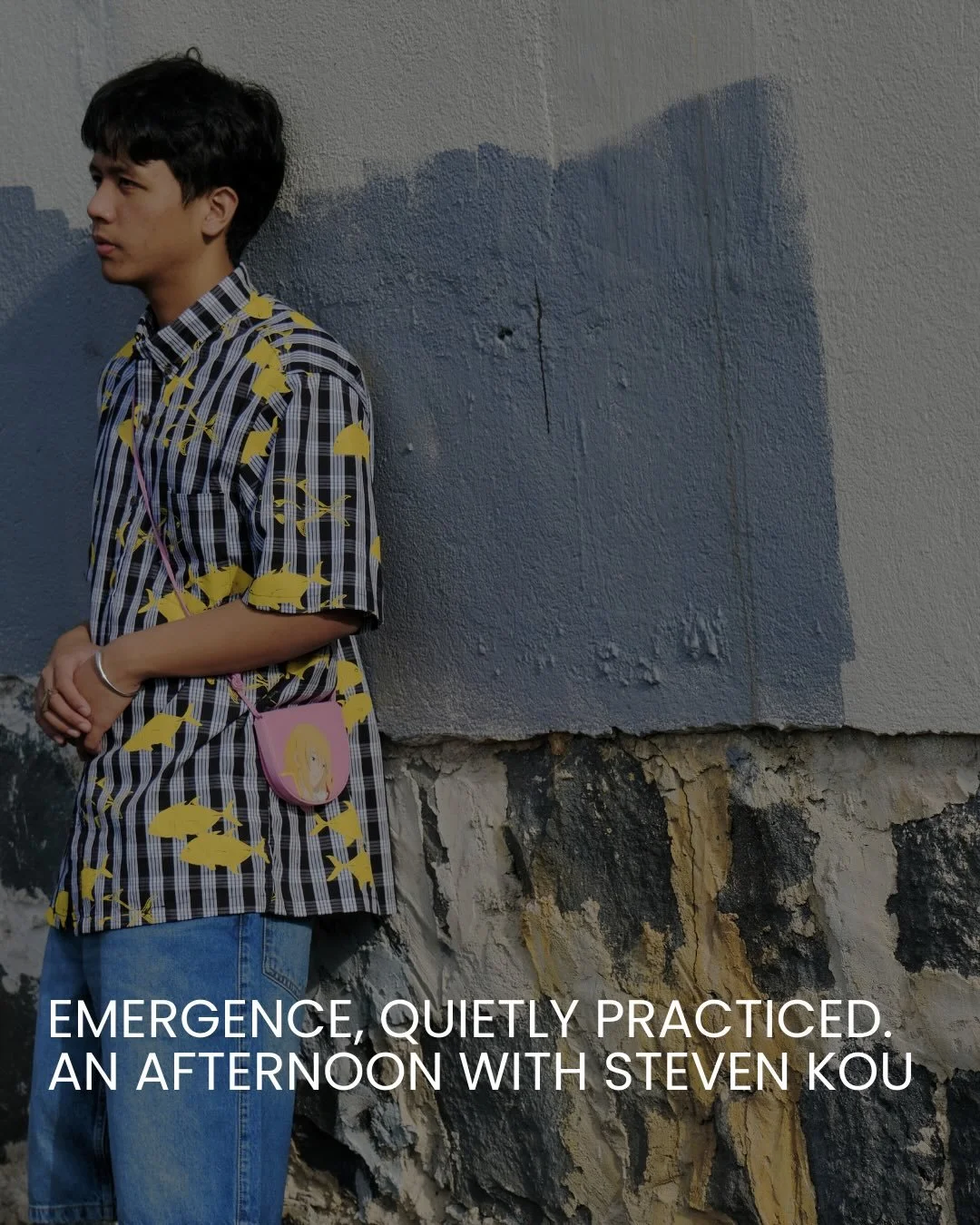 Emergence isn&rsquo;t always loud. Sometimes it looks like routine &mdash; a Saturday evening, a small studio, and the discipline of returning to the work.

An afternoon with Steven Kou.

Read the full journal.

words by @markco_ 
styling @ccstudiohn