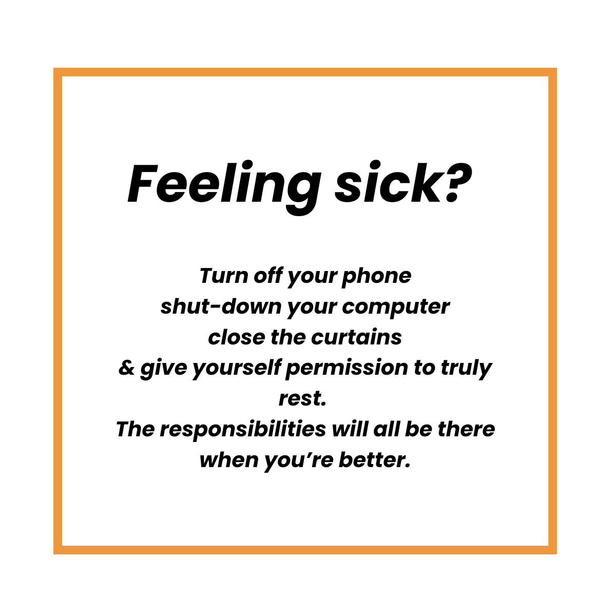 When Your Body Says “Stop”! The Lesson I Learned the Hard Way