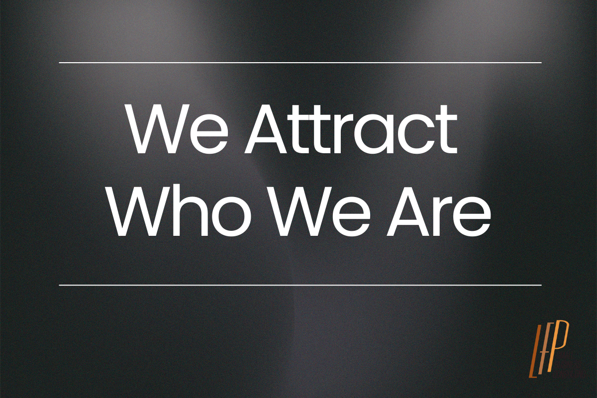 we Attract Who  we Are