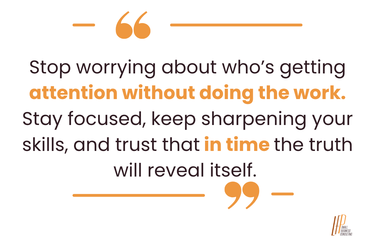 Have you ever felt like you’re doing the work… but someone else is getting the recognition?
