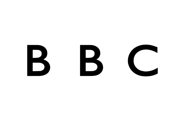 BBC logo with three black squares containing the white letters B, B, and C.