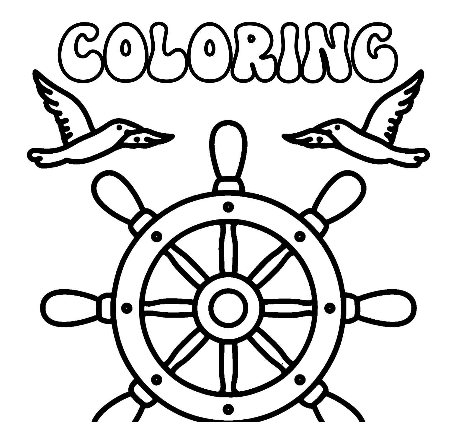Nautical Coloring Book