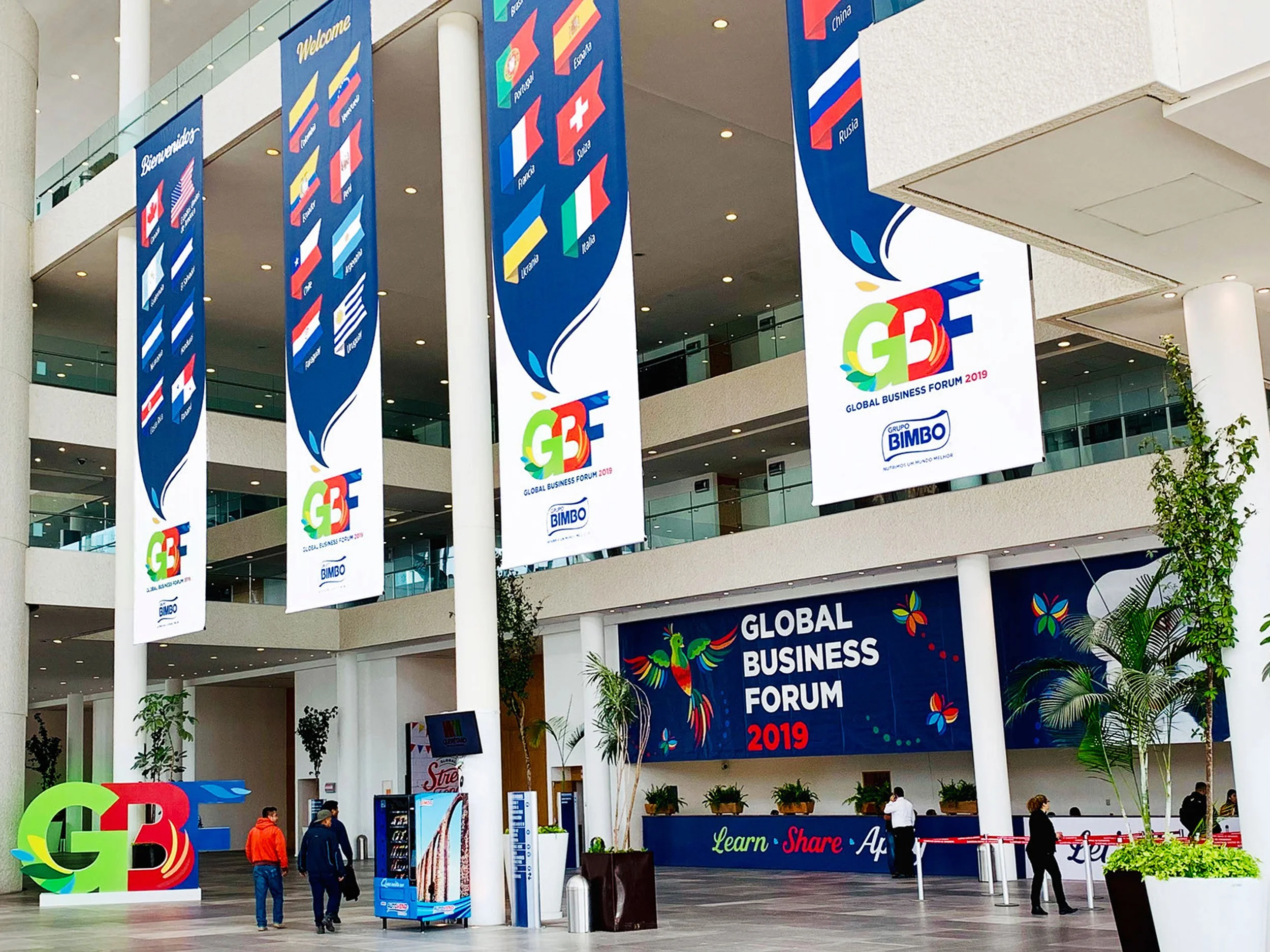 GBF 2019 Brand Identity & Event Experience – Facility Graphics