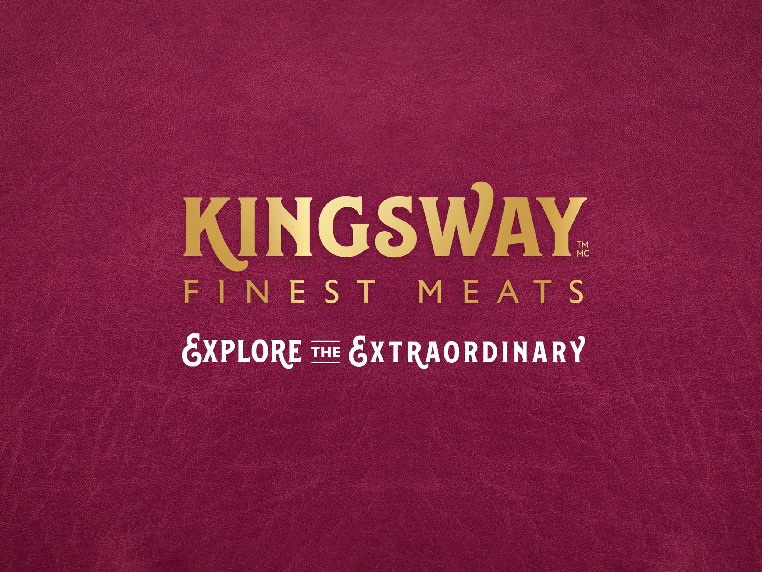 Kingsway Finest Meats: Brand Strategy and Identity Creative Direction