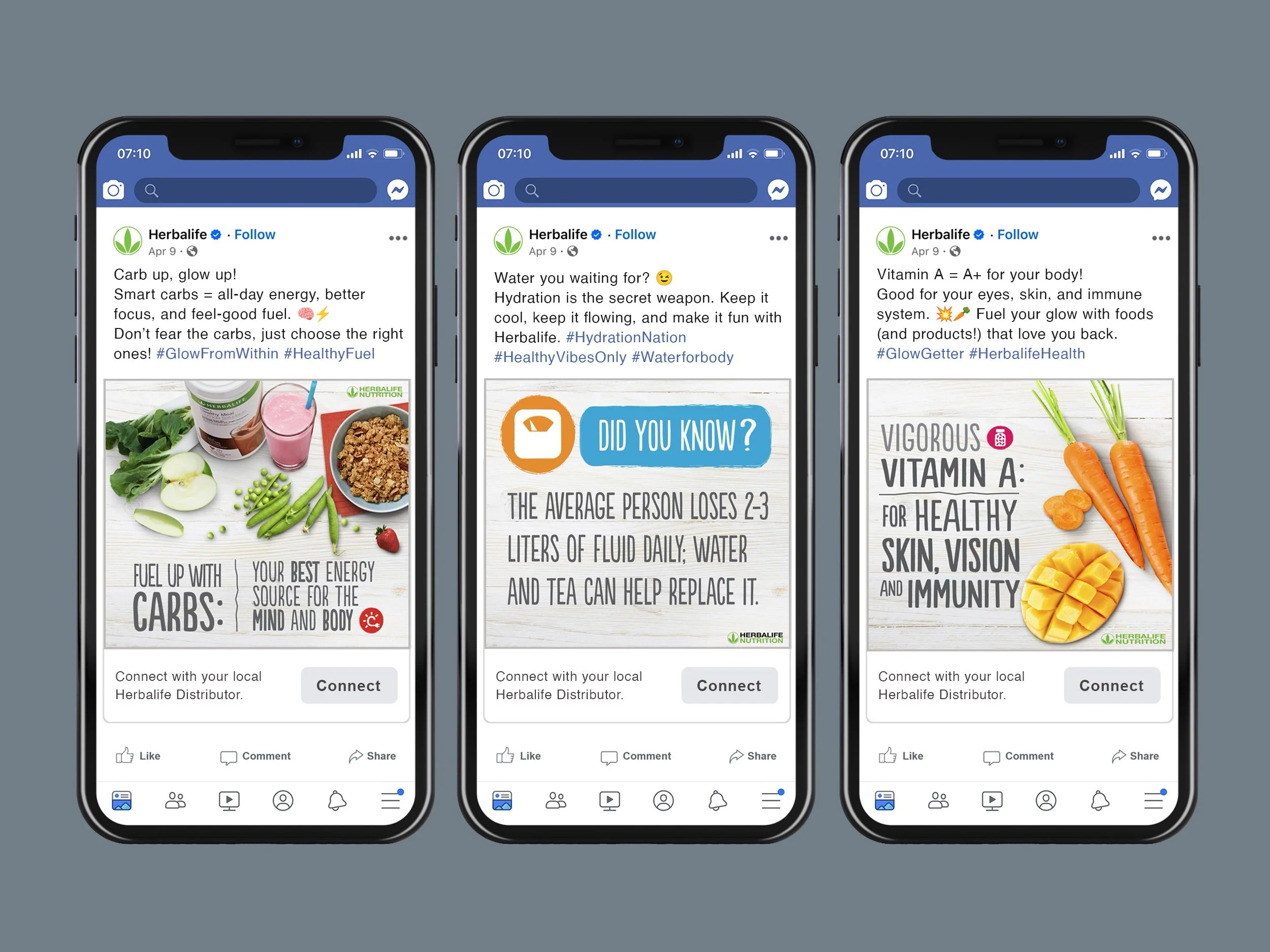 Herbalife Nutrition Brand Refresh – Social Assets