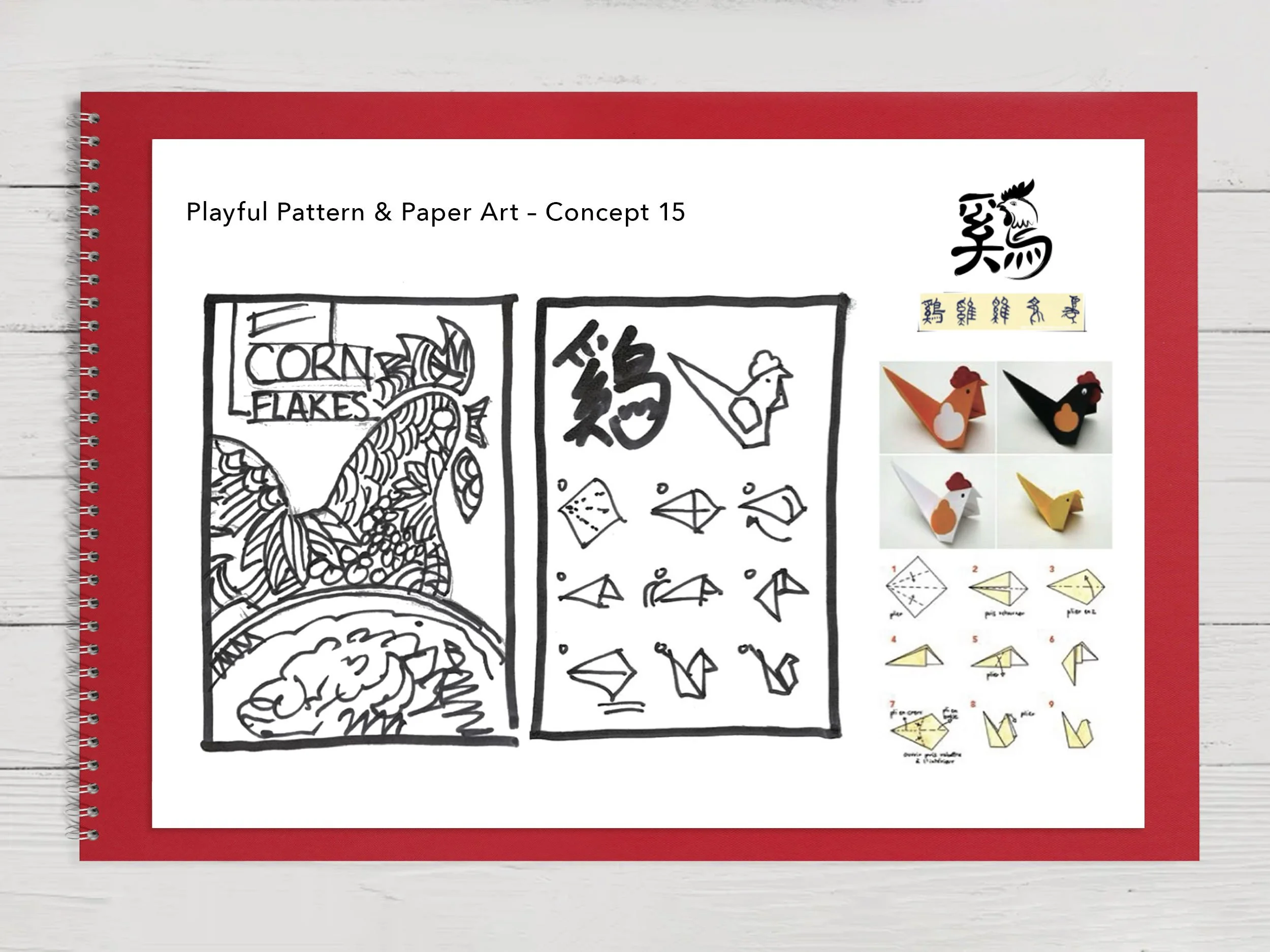 Kellogg’s Corn Flakes CNY Packaging: Year of the Rooster – Exploring Design Ideas
