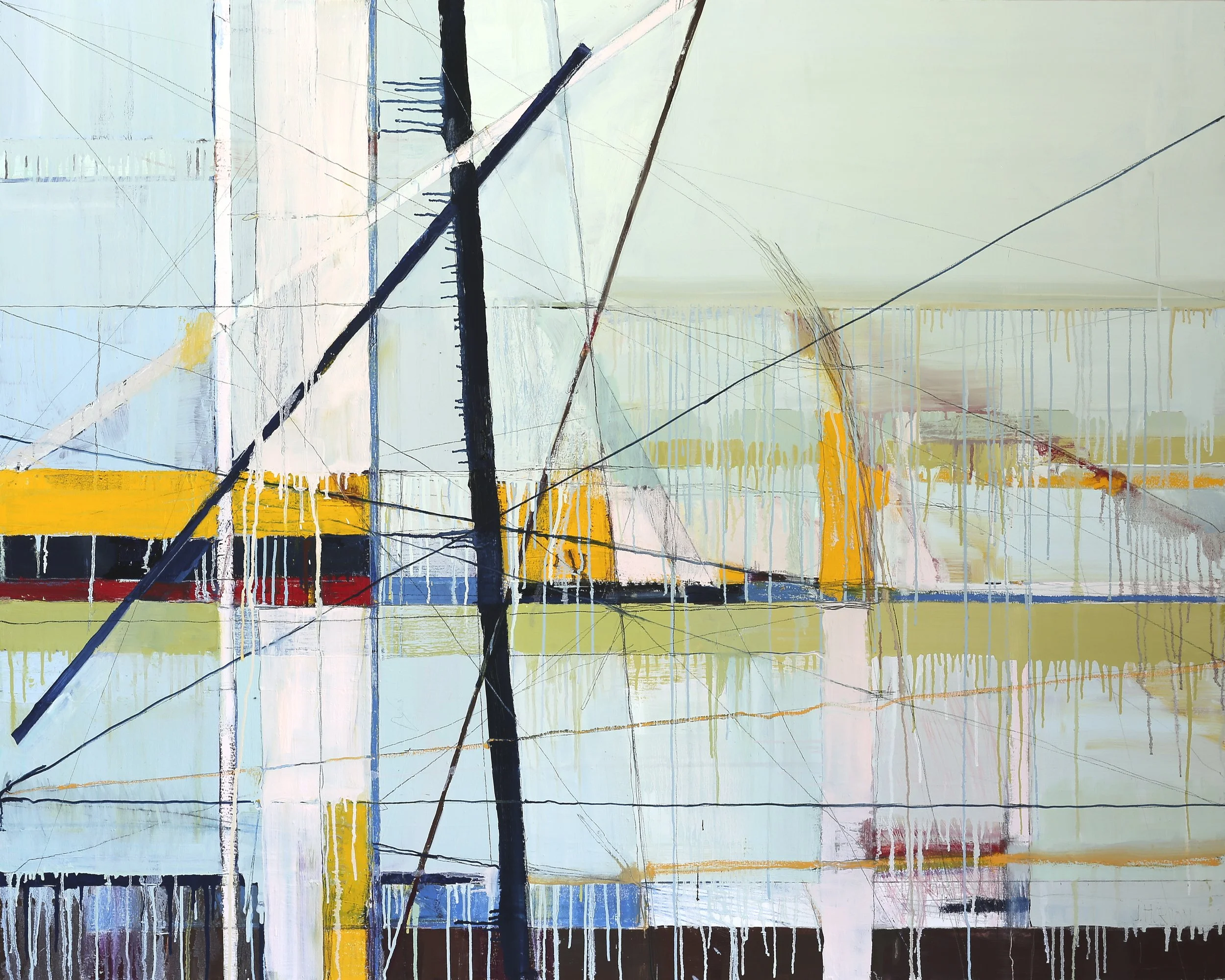 Approaching View, oil on canvas, 48" x 60", 2023