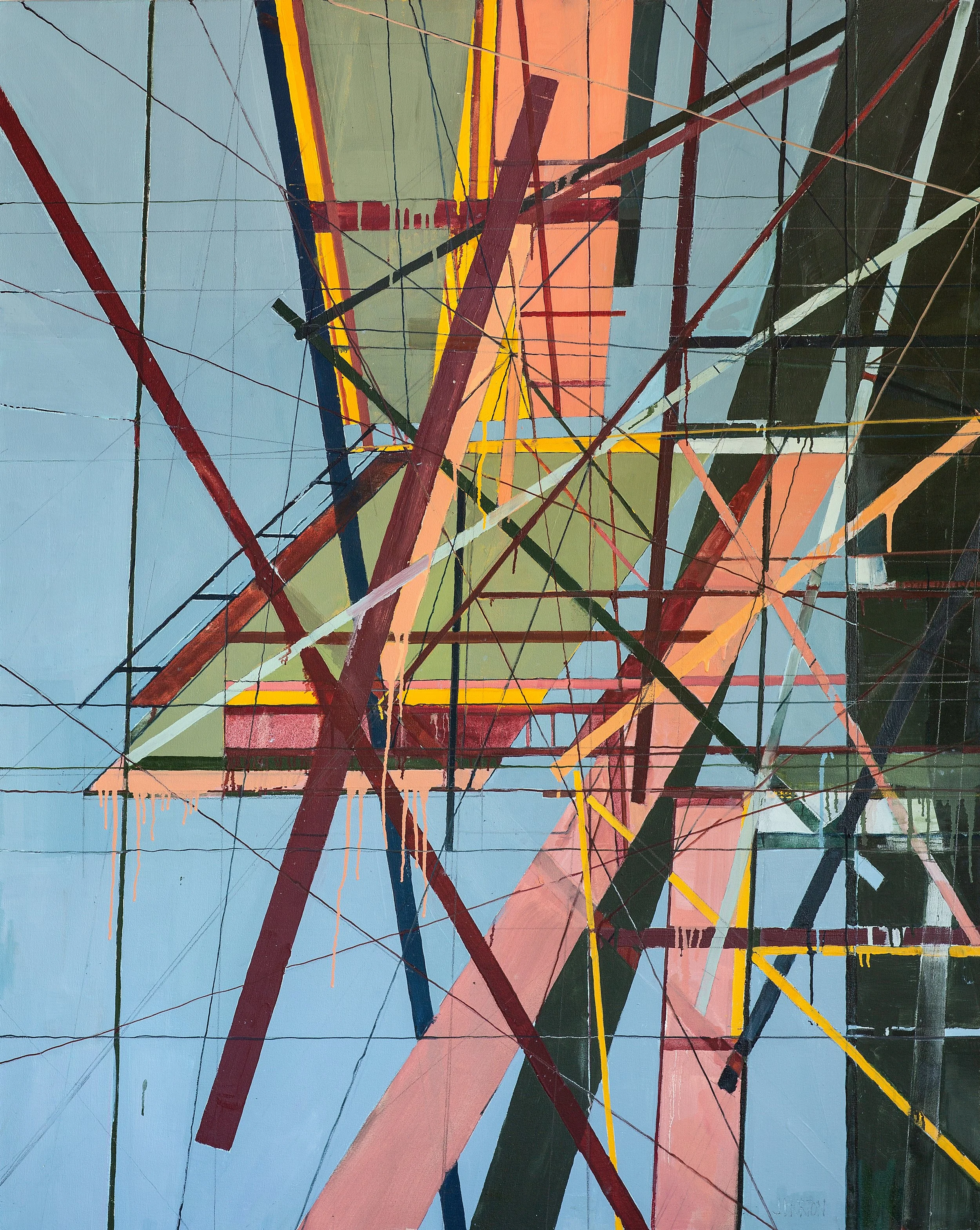 Made You Look, oil on canvas, 60" x 48", 2021