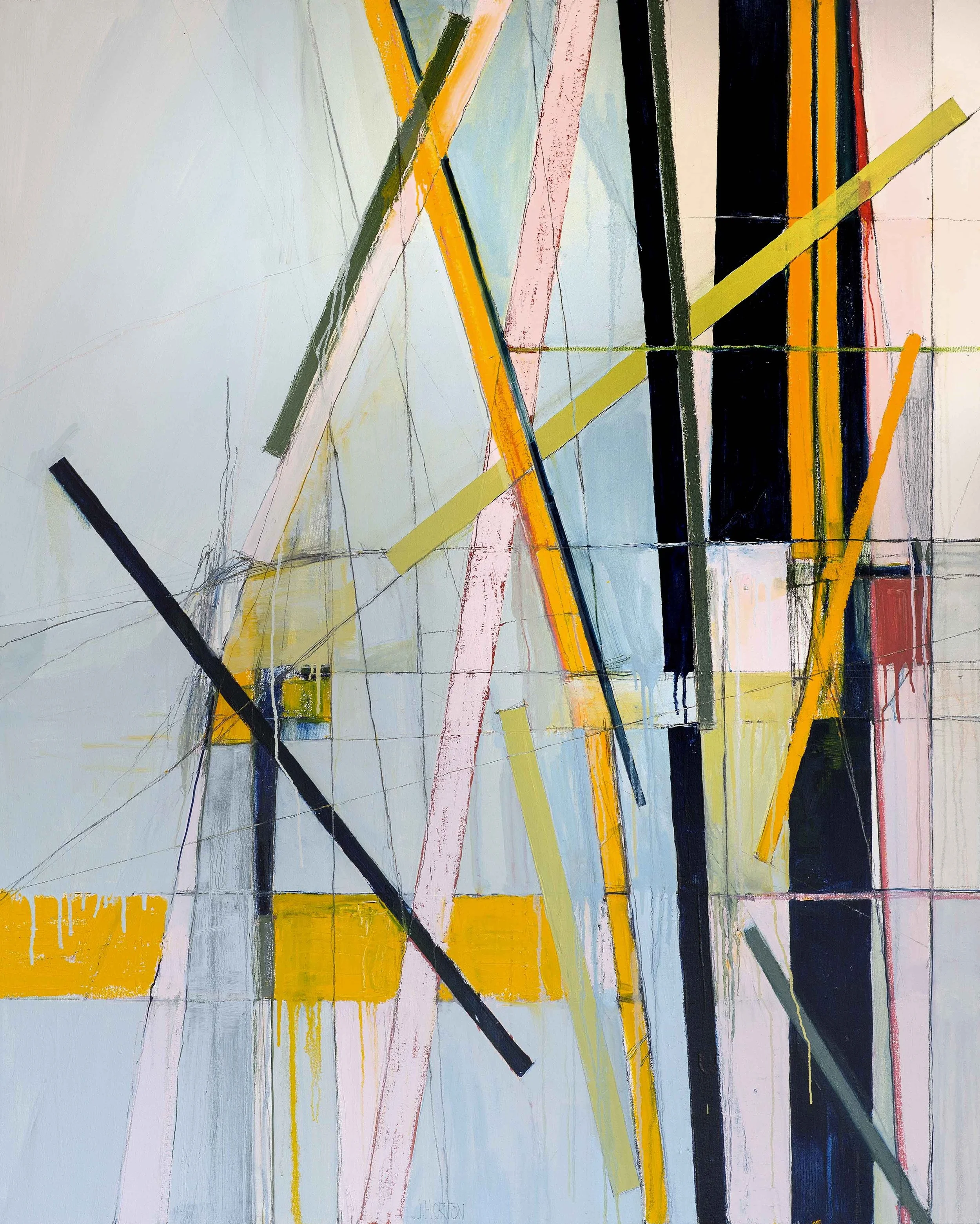 Feels Like Spring, oil on canvas, 60" x 48", 2023