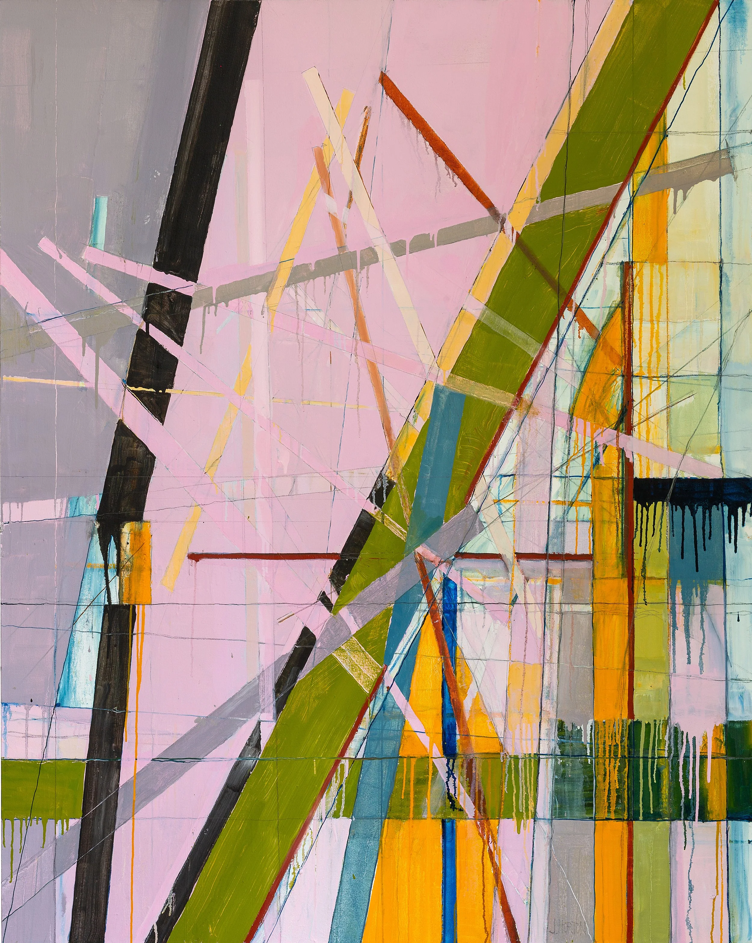 Balance, oil on canvas, 60" x 48", 2022