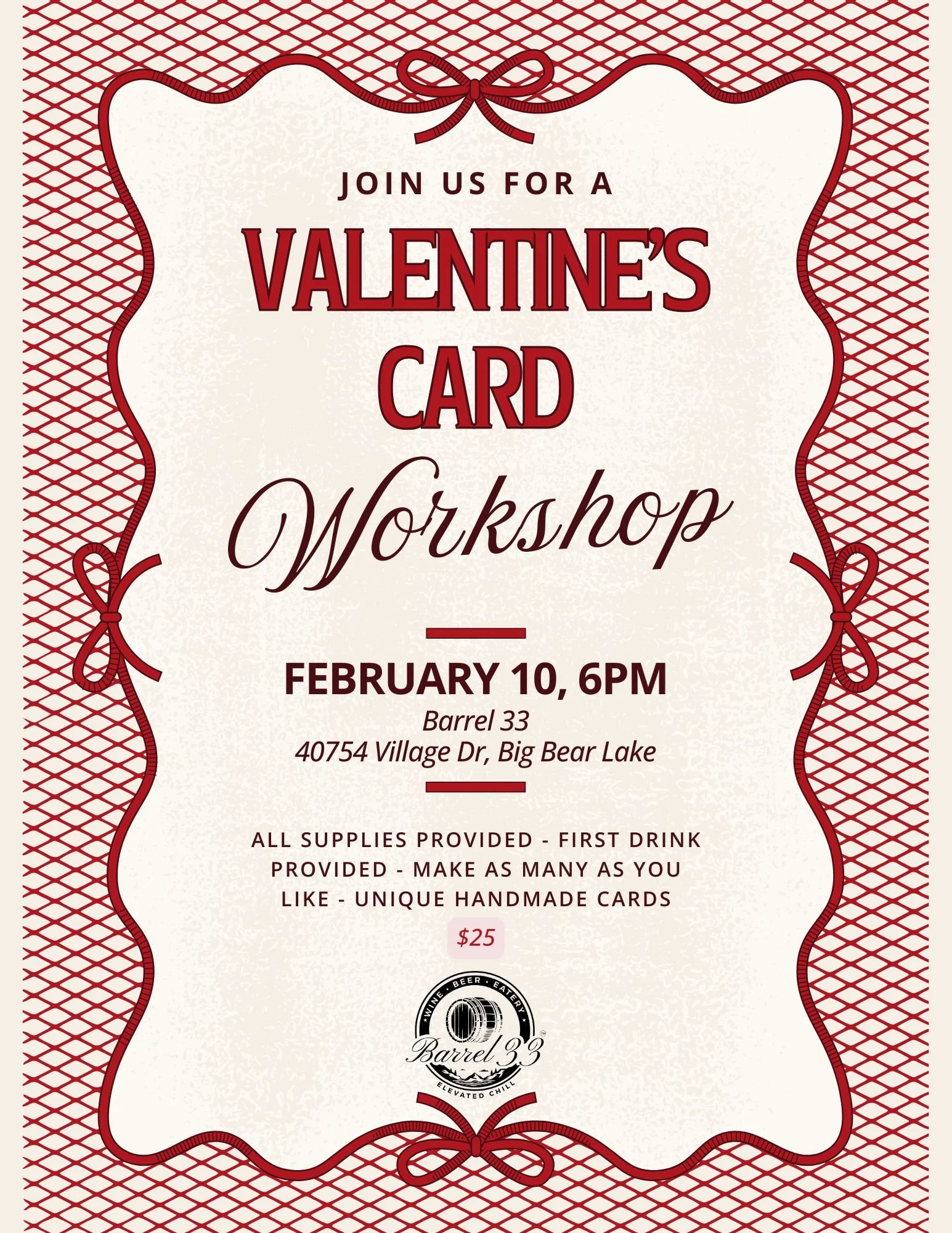 Valentine's Card Workshop