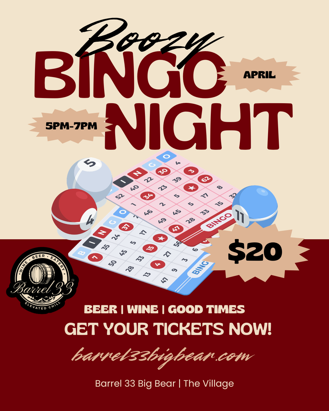 Boozy Bingo Night 