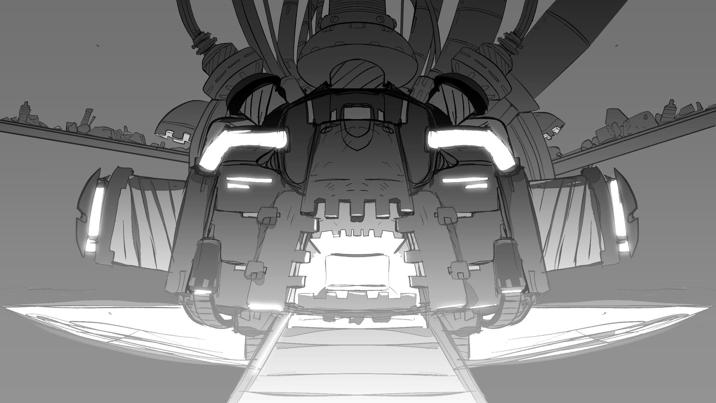 Concept junkyard level Environment  5.png