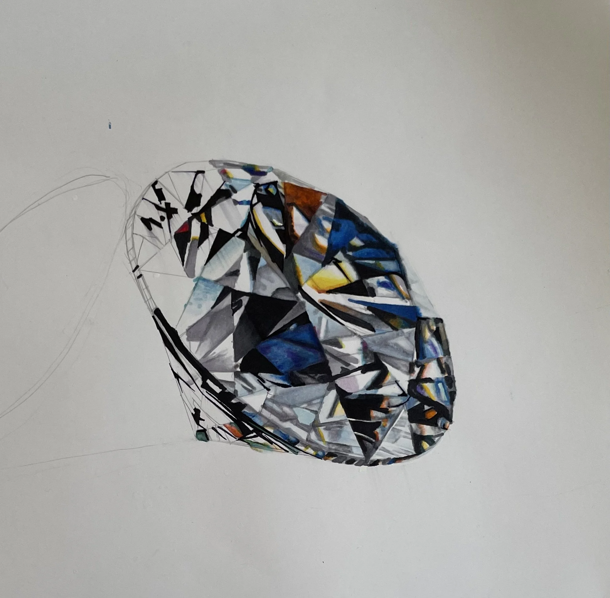 Drawing of a Diamond