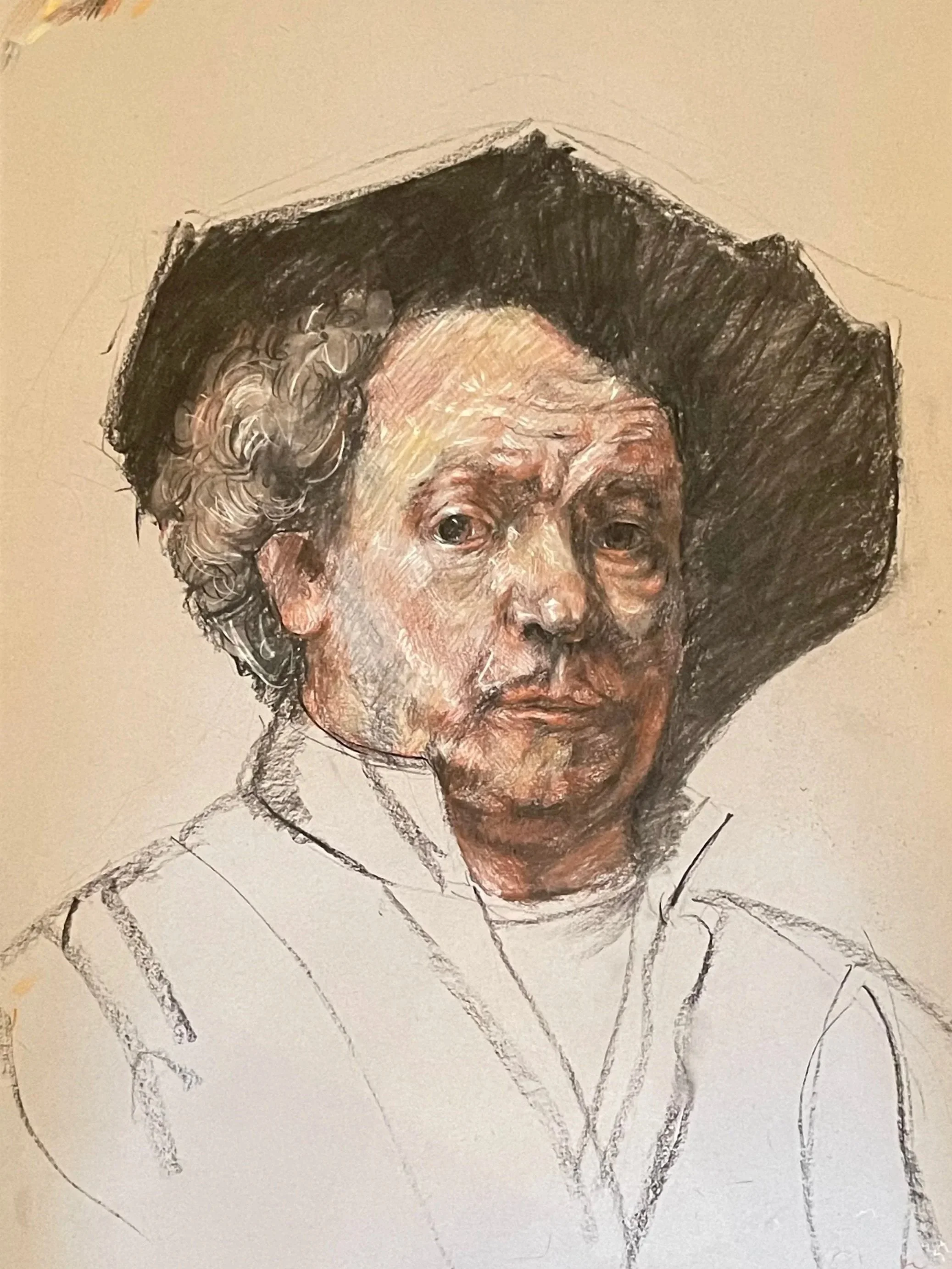 Copy of Rembrandt Self Portrait