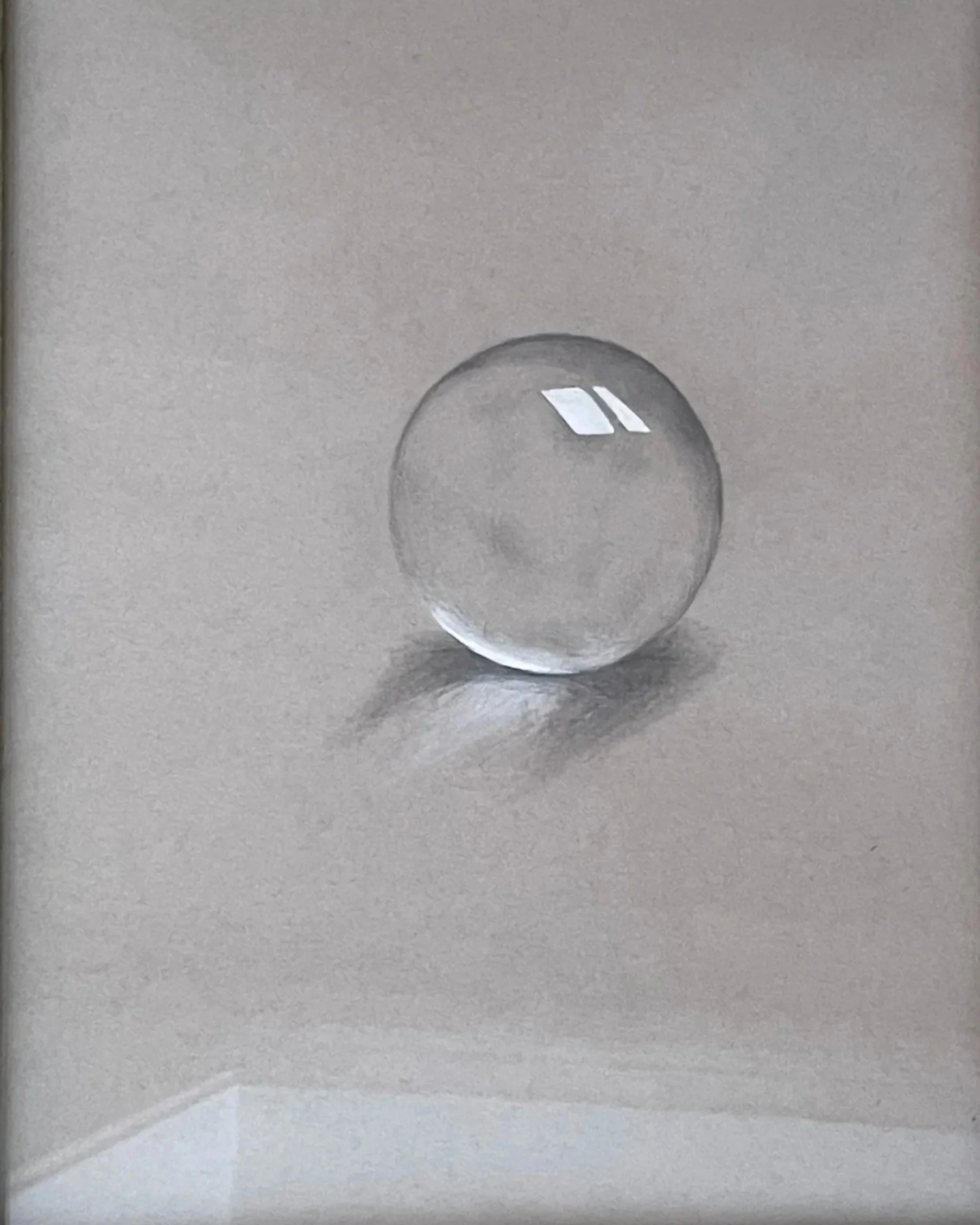 Drawing of a Glass Sphere