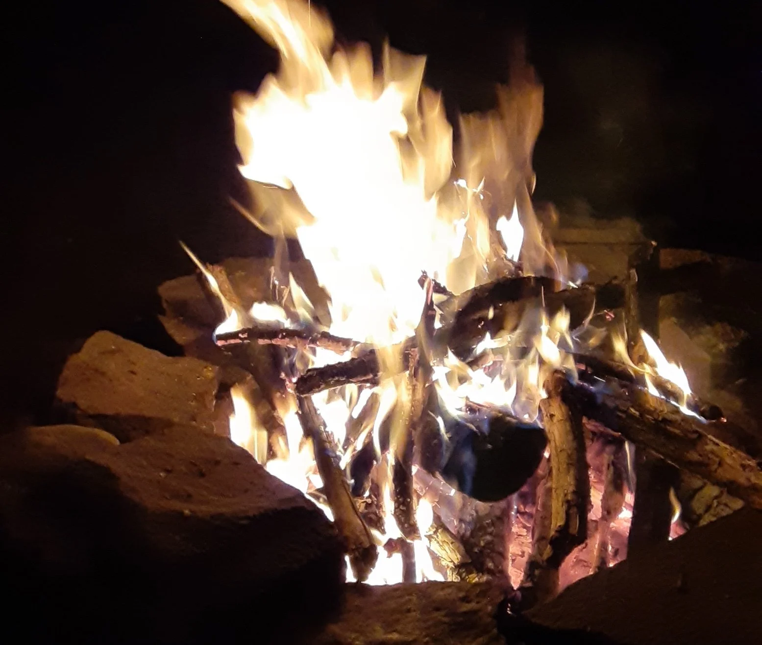 Nighttime Firepit